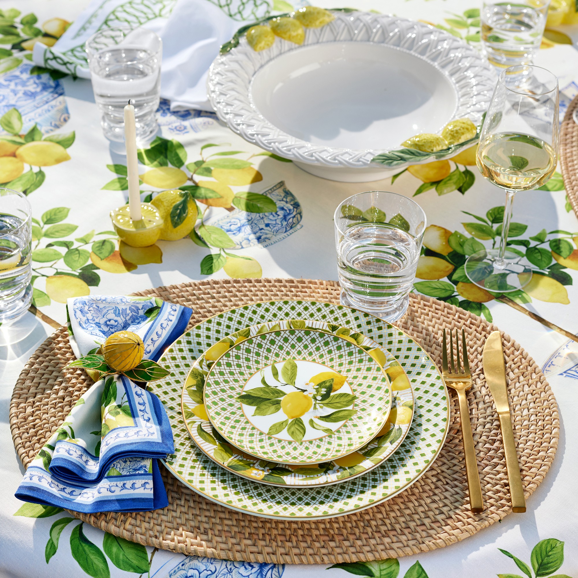 Limone Salad Plates
