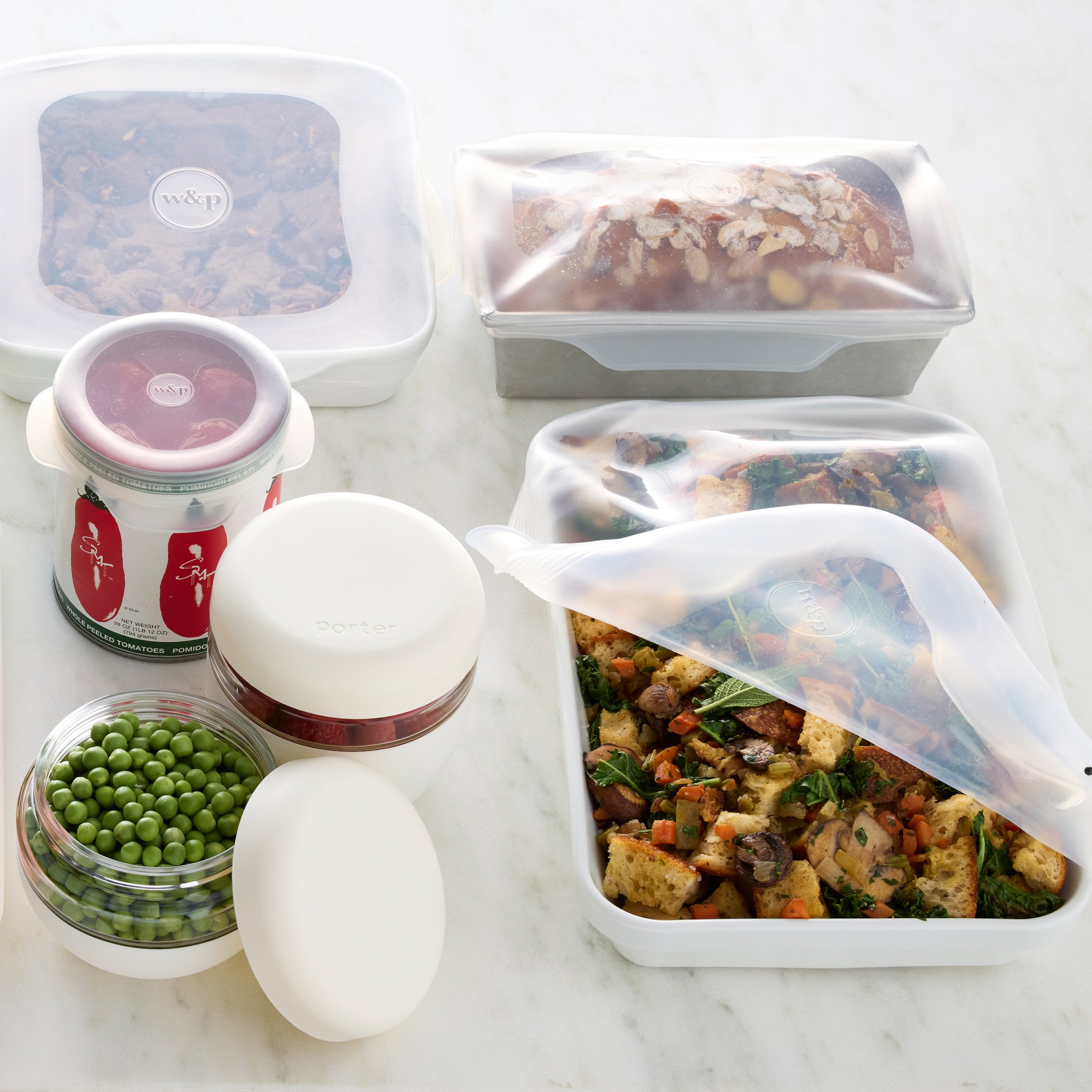W&P Reusable Stretch Lids, 3-Piece, Baking Set