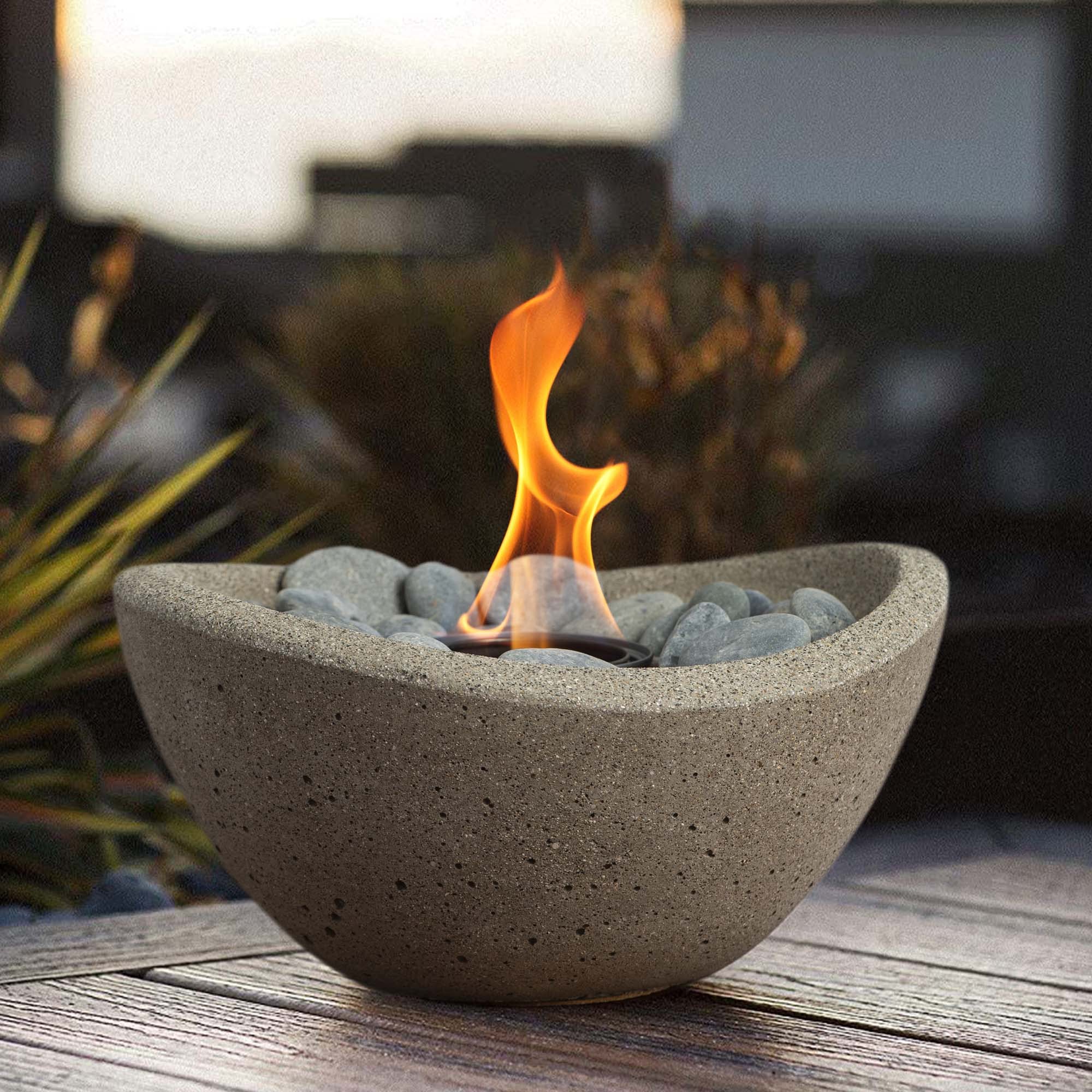 TerraFlame Wave Tabletop Fire Bowl (11