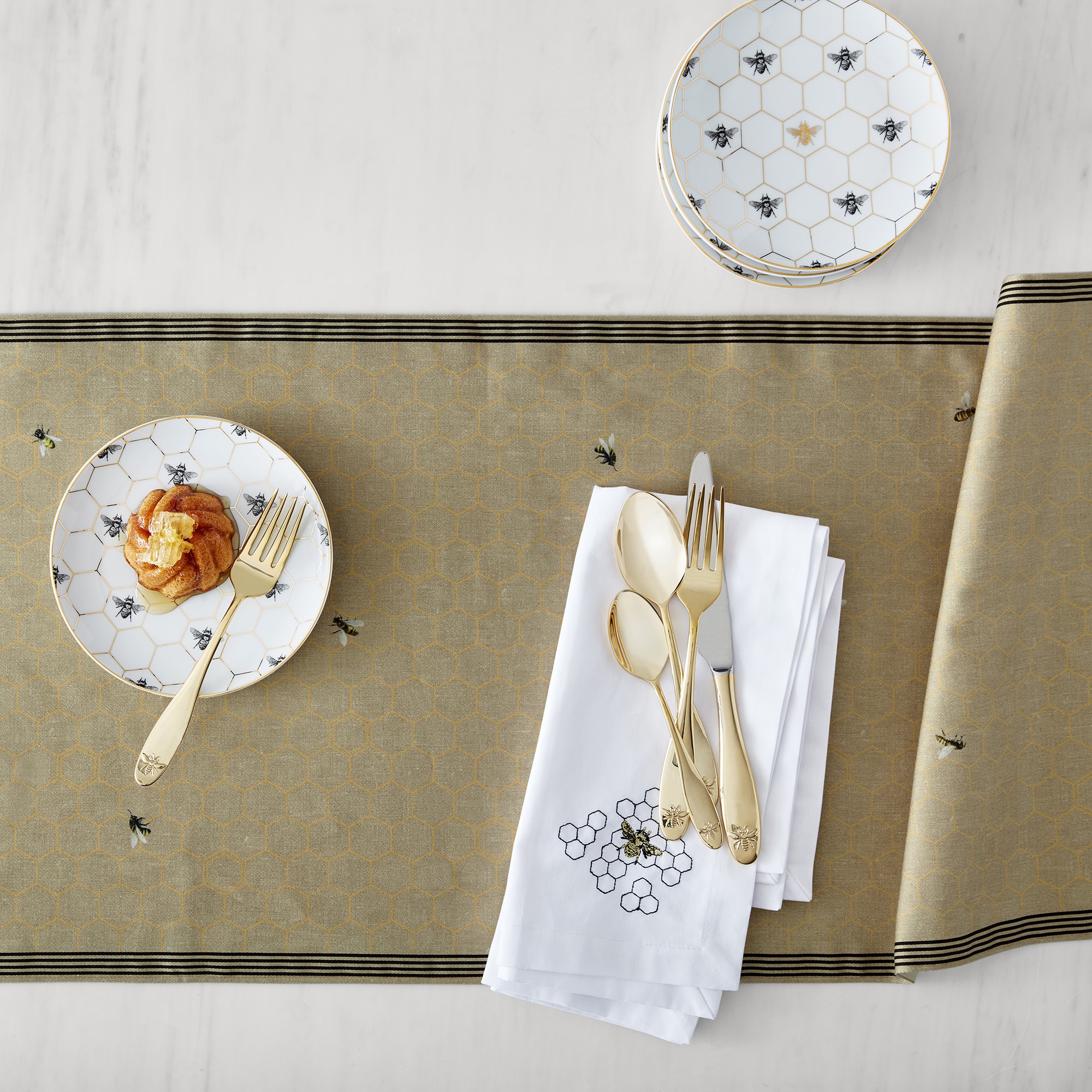 Honeycomb Appetizer Plates