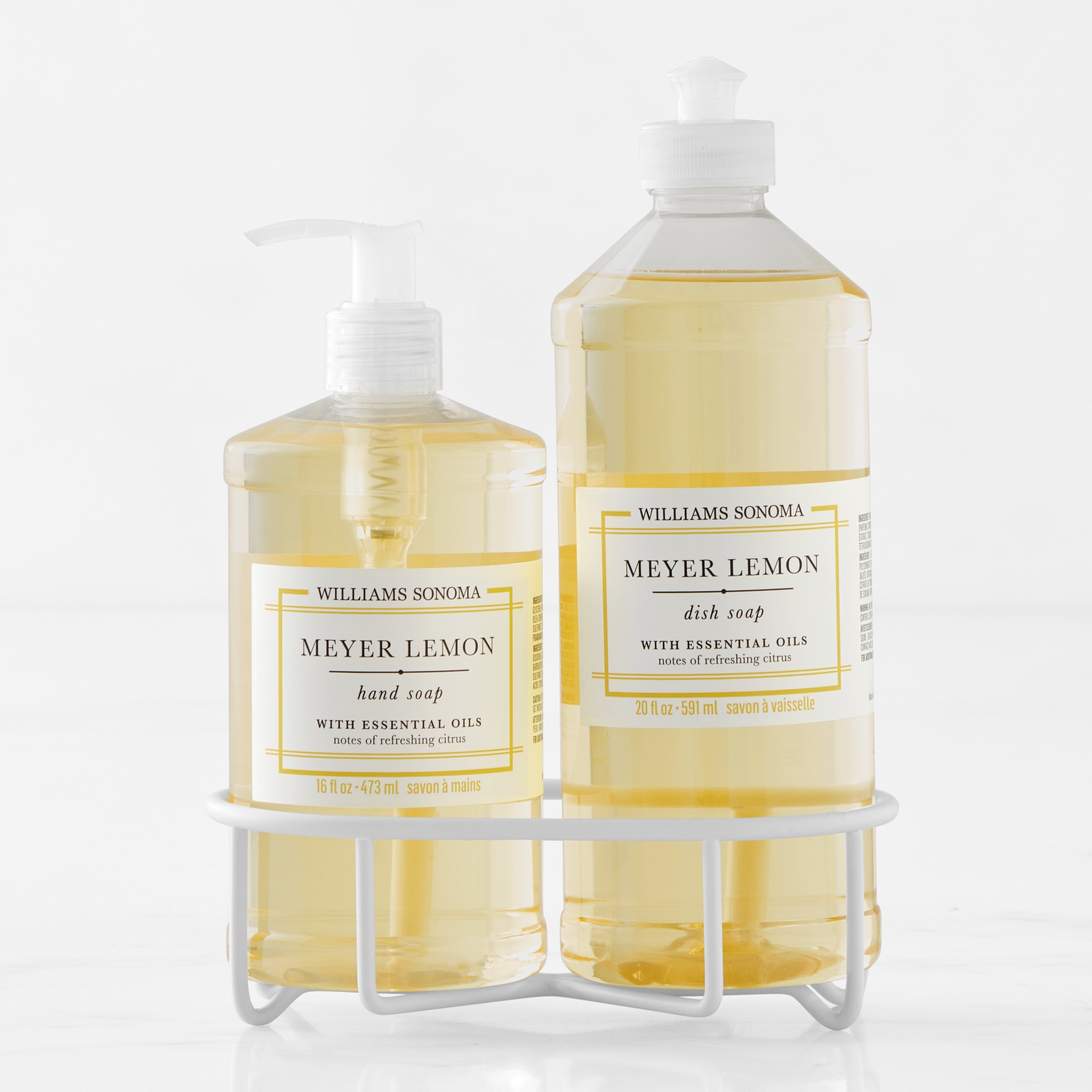 Williams Sonoma Meyer Lemon Hand Soap & Dish Soap 3-Piece Kitchen Set