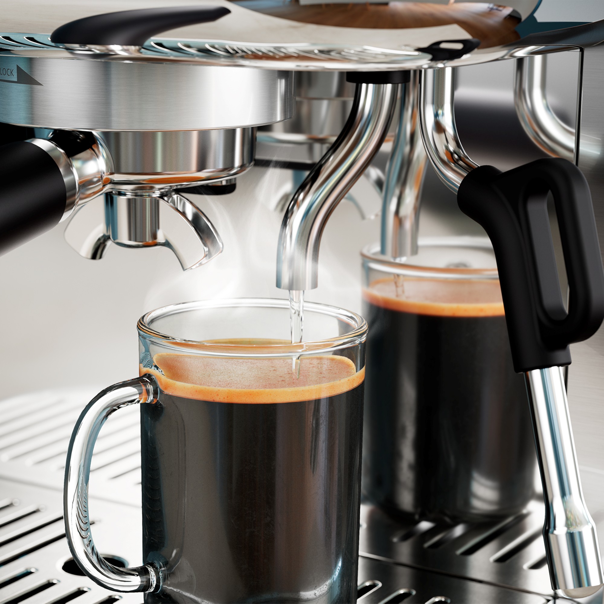 Philips Barista Brew Semi Automatic 3200 Series with Dual Bean Container