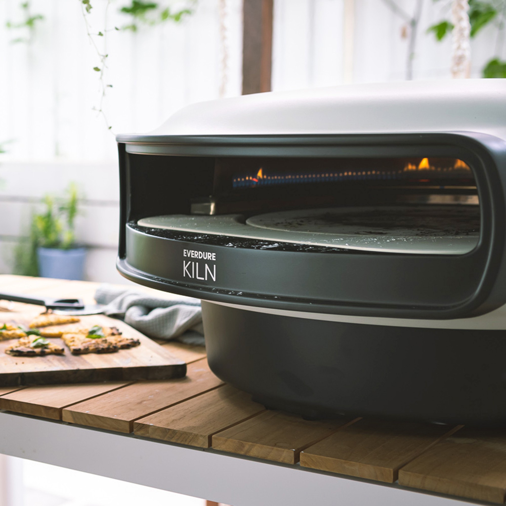 Everdure KILN 2 Burner Gas Pizza Oven with Rotating Stone