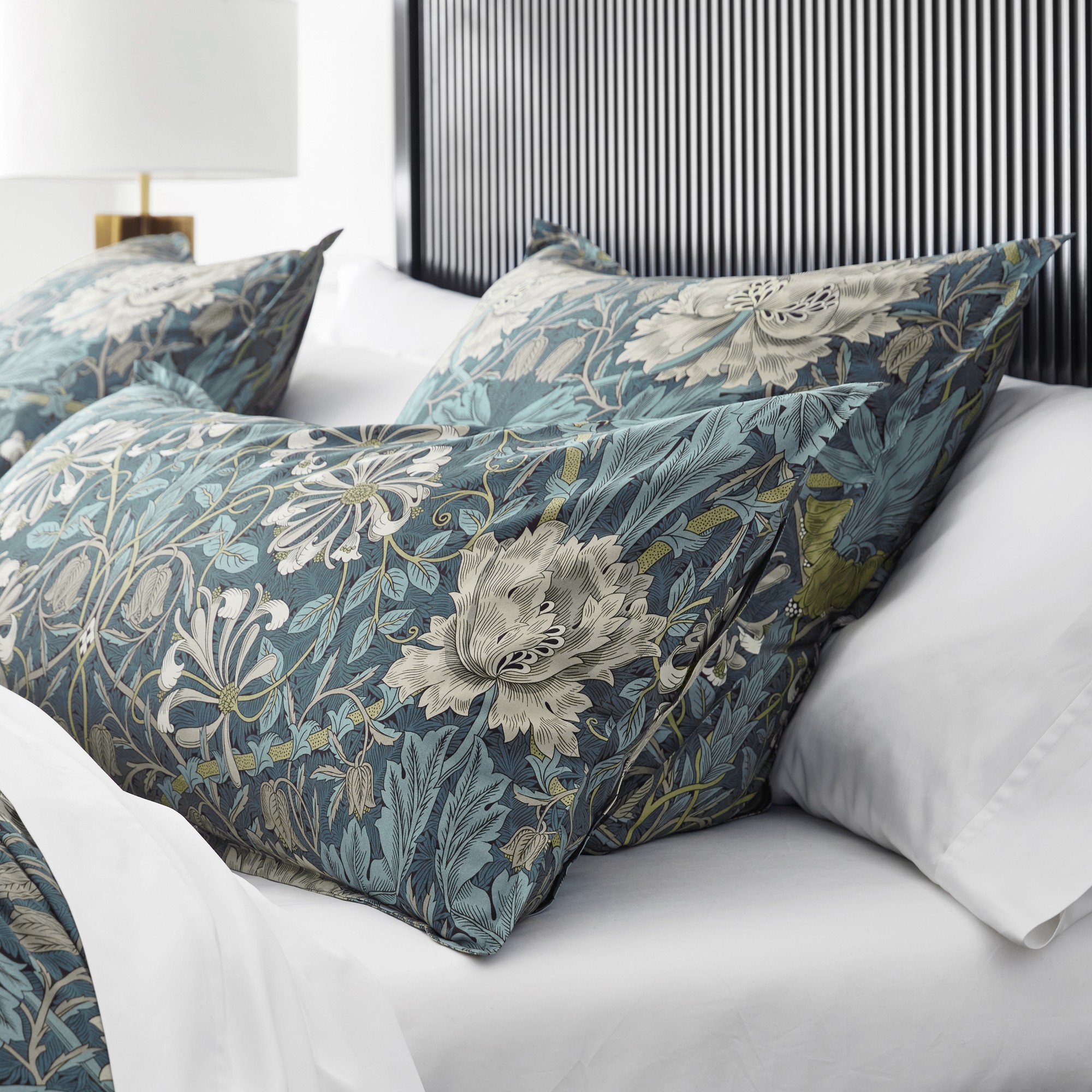 Morris & Co. x Williams Sonoma Home Honeysuckle Tulip Duvet Cover & Shams