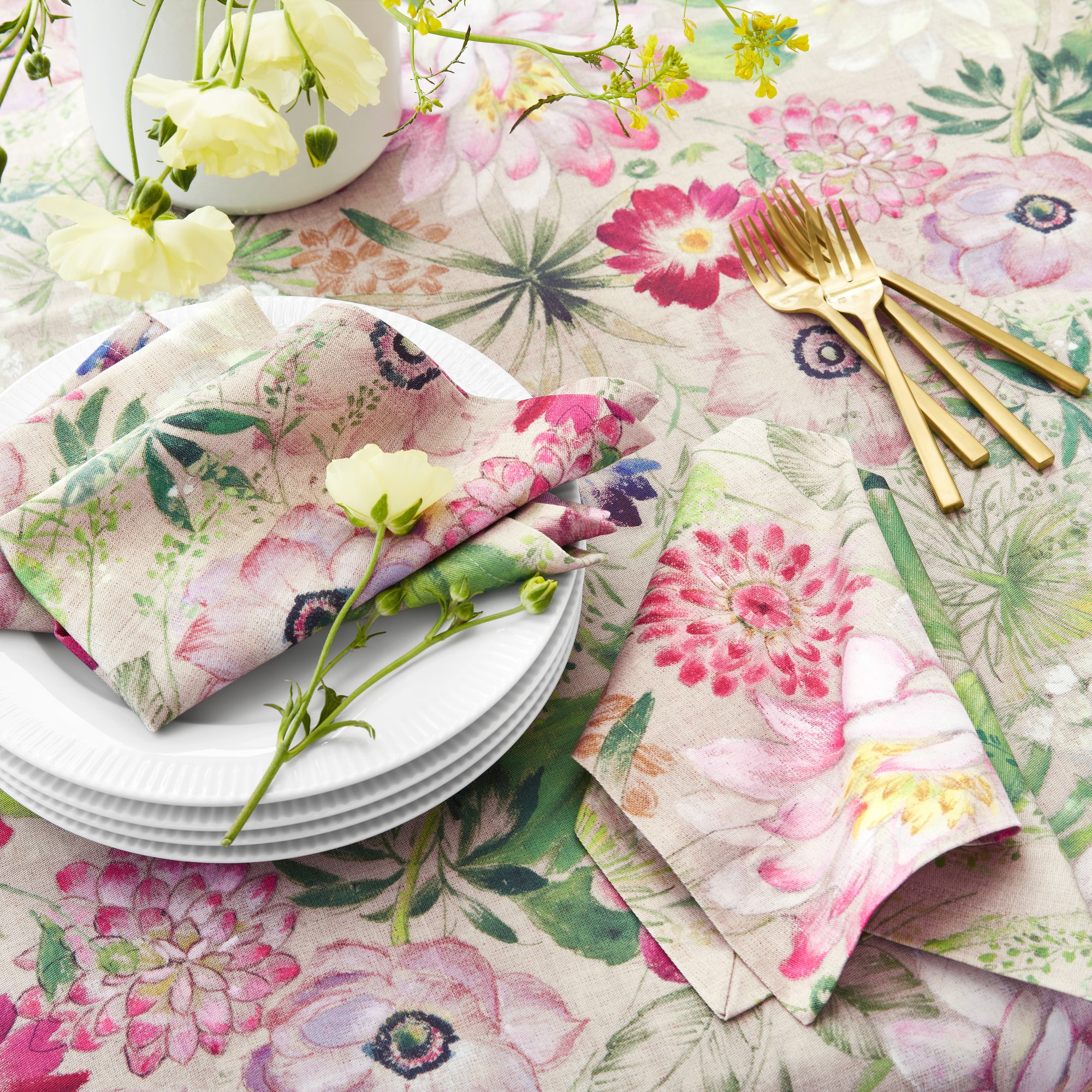 La Vie en Rose Napkins, Set of 4