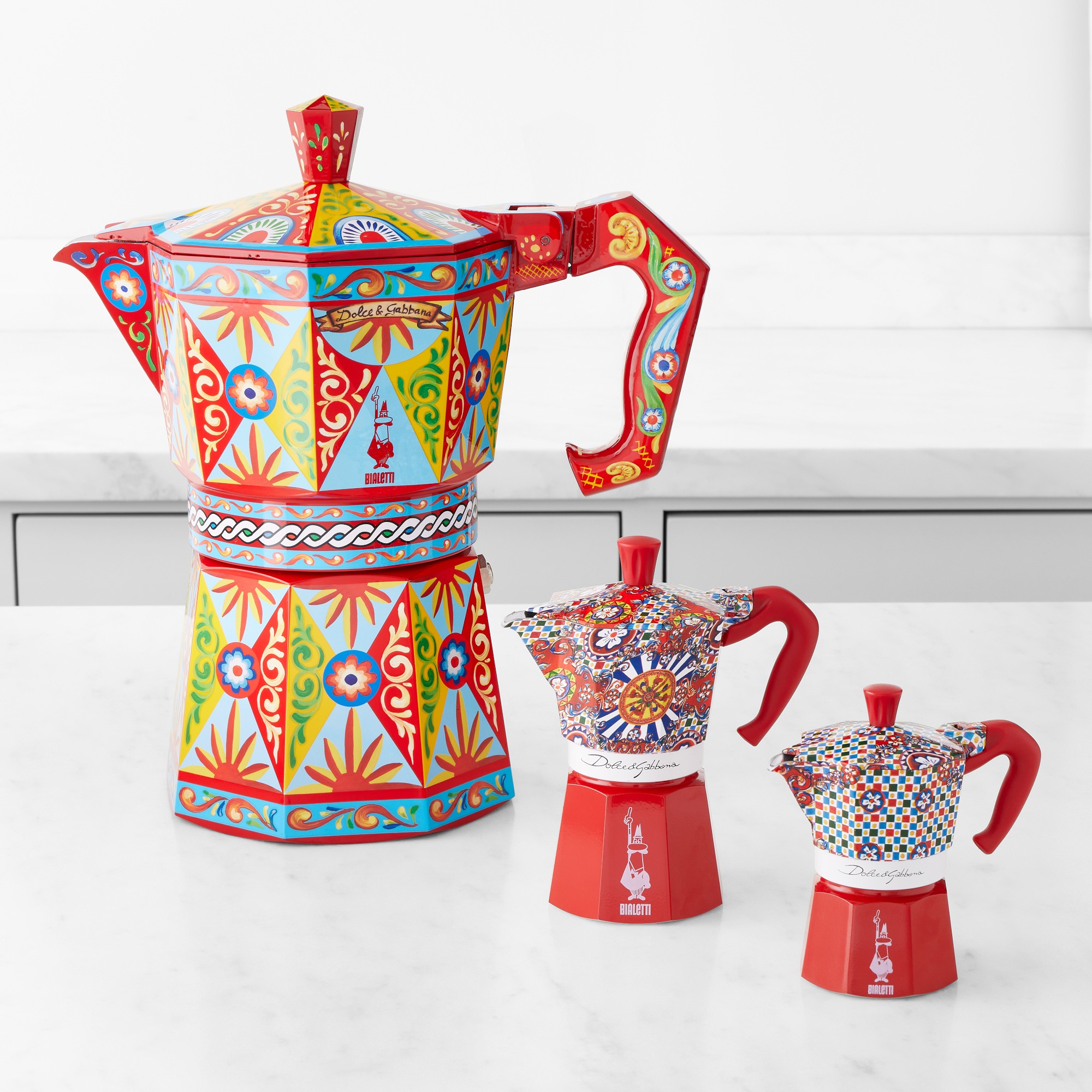 Bialetti Moka Dolce & Gabbana Stovetop Espresso Maker, Carretto