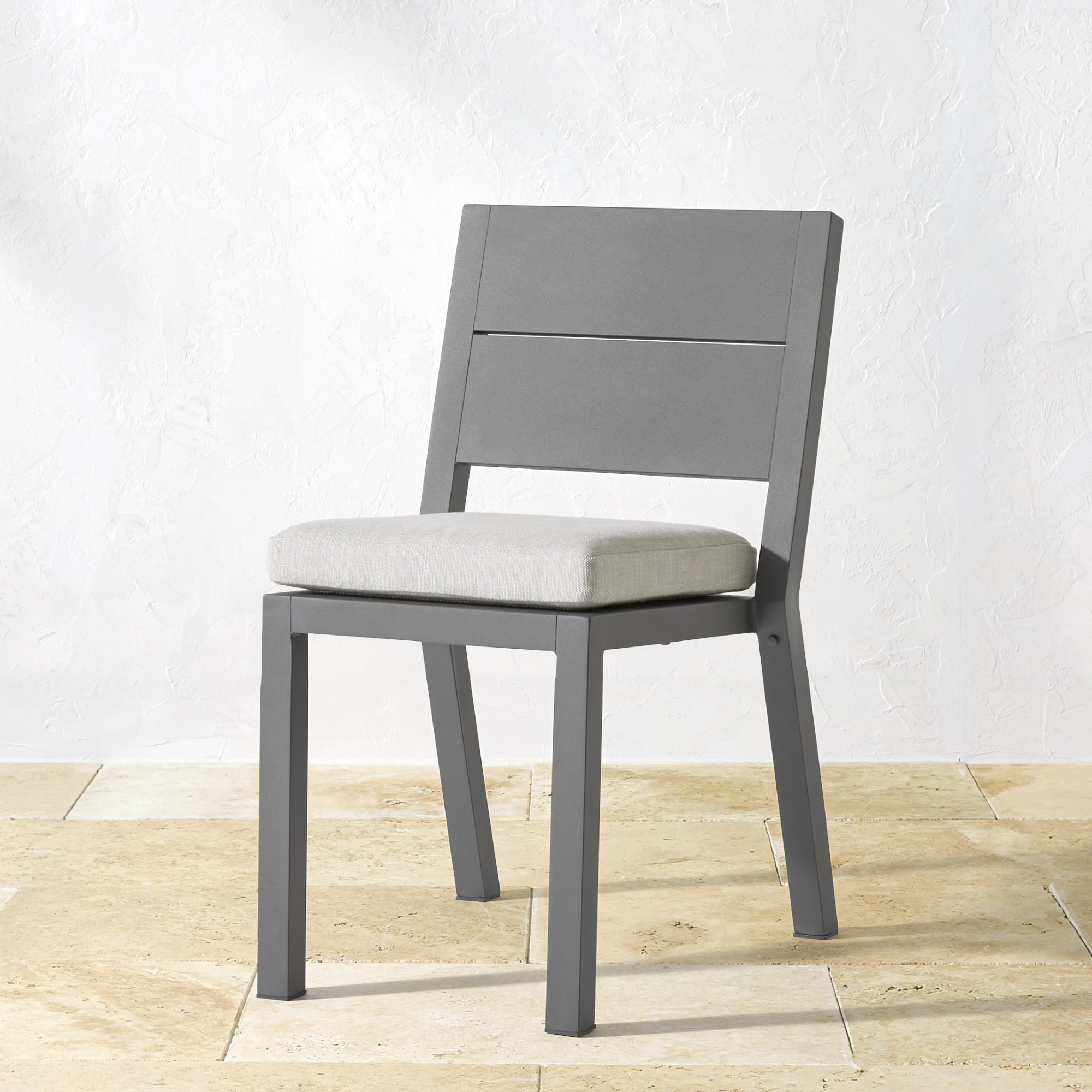 Larnaca Metal Stacking Dining Chair