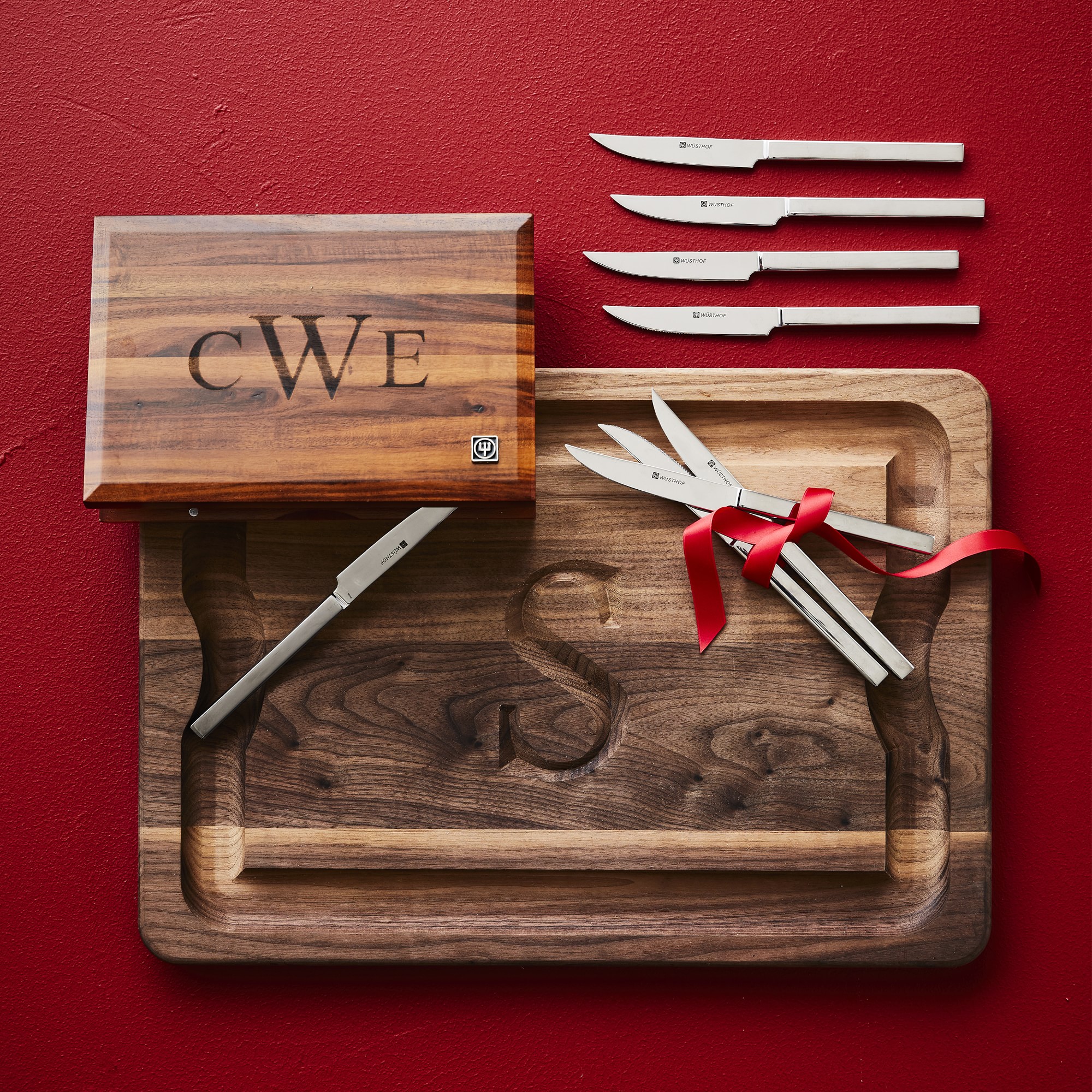 Monogram Cutting & Carving Board, Walnut