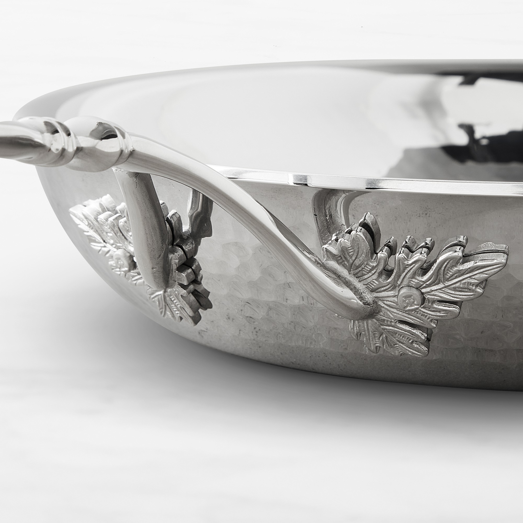 Ruffoni Opus Prima Hammered Stainless-Steel Fry Pan