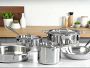 All-Clad D3® Tri-Ply Stainless-Steel Traditional Covered Fry Pan