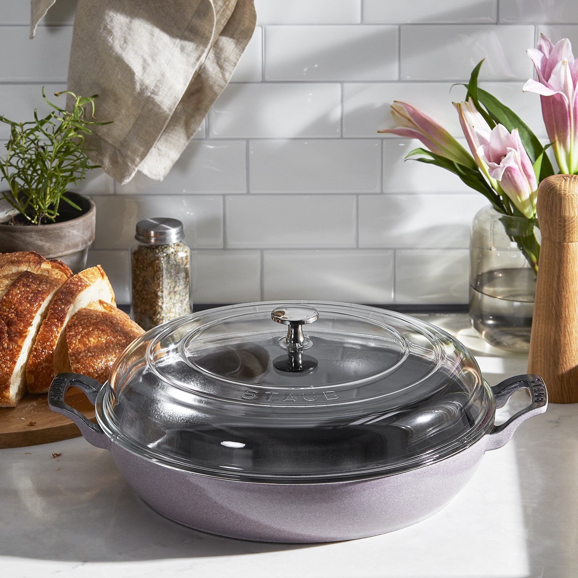Staub Enameled Cast Iron Everything Braiser, 3 1/2-Qt.
