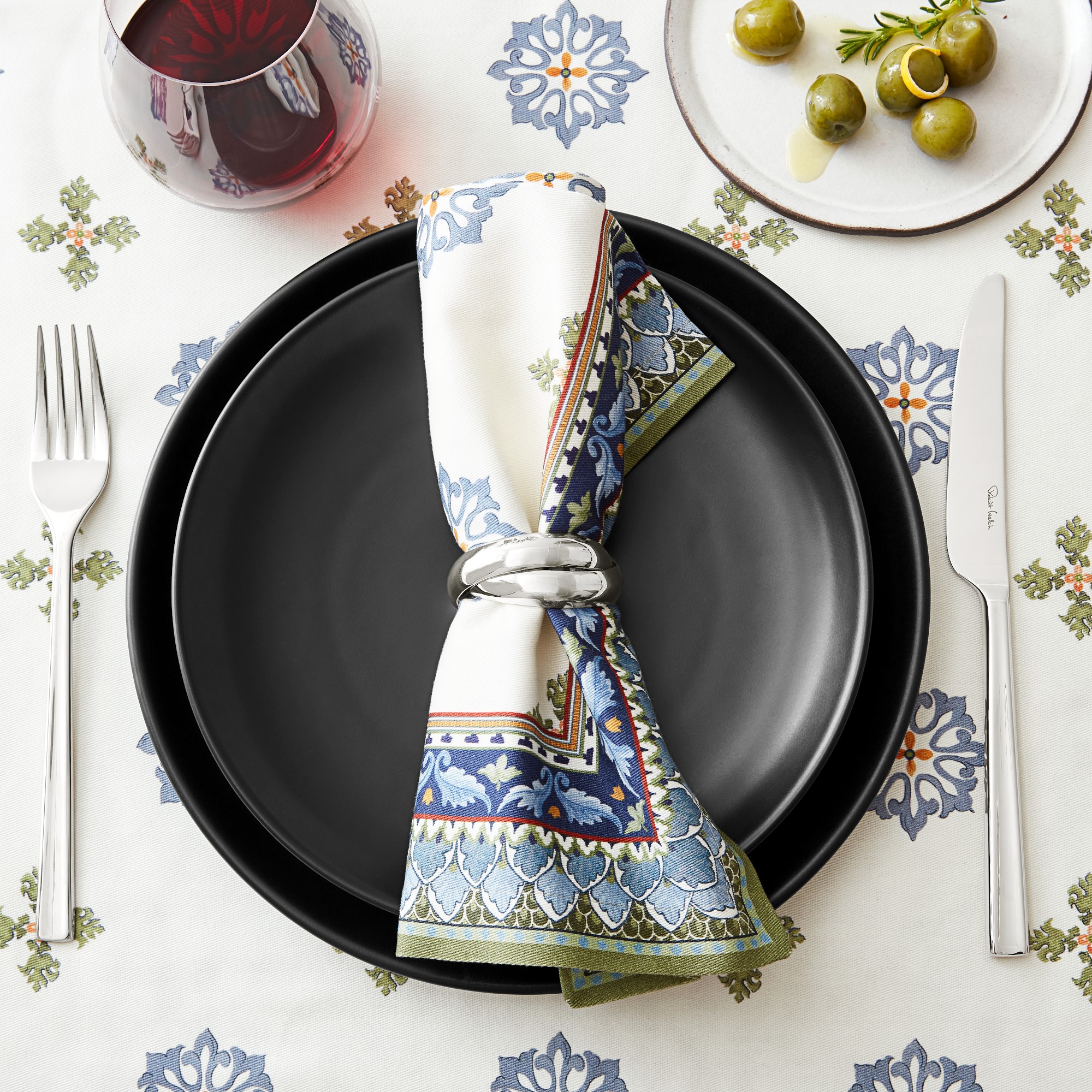 Sicily Verdi Tablecloth
