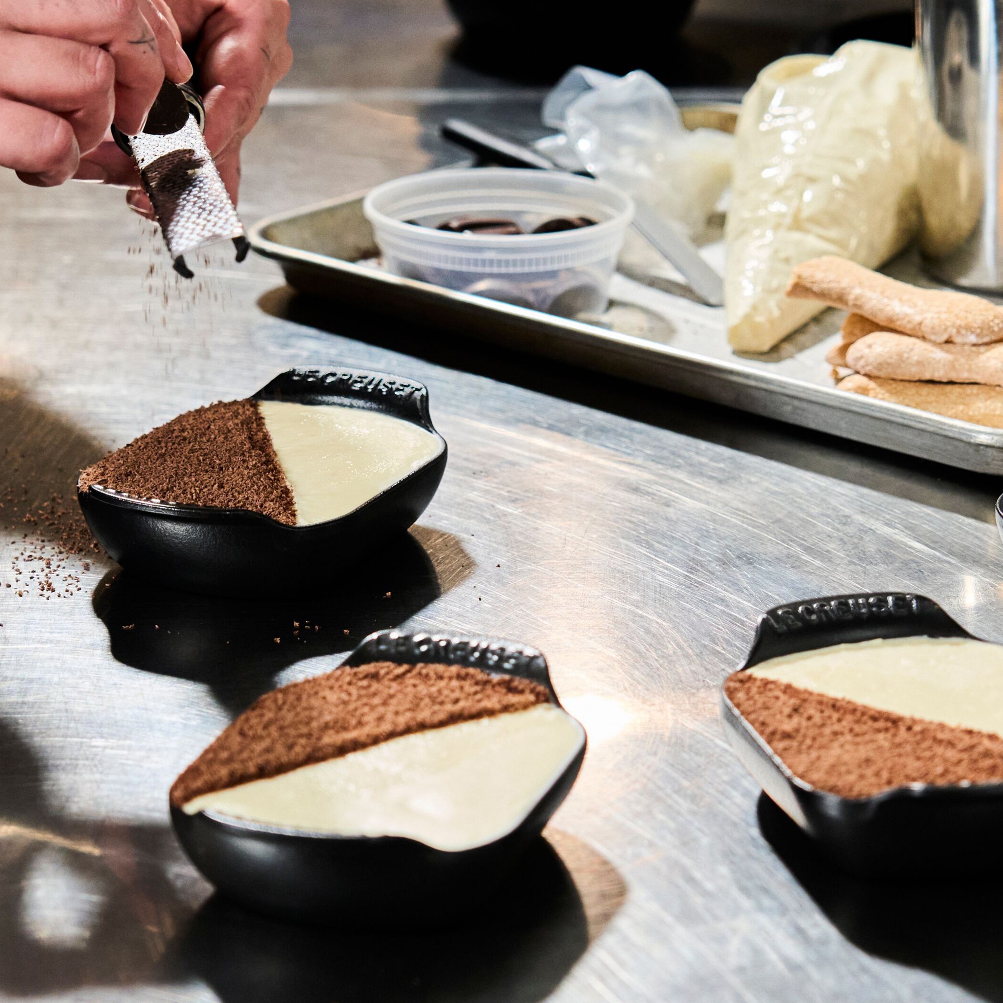 Le Creuset Gourmand Enameled Cast Iron 4-Piece Rectangular Baker Set