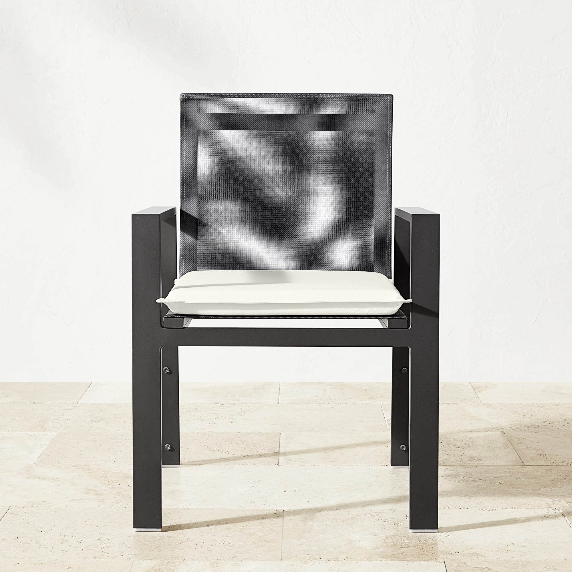 Santa Barbara Outdoor Metal Dining Armchair