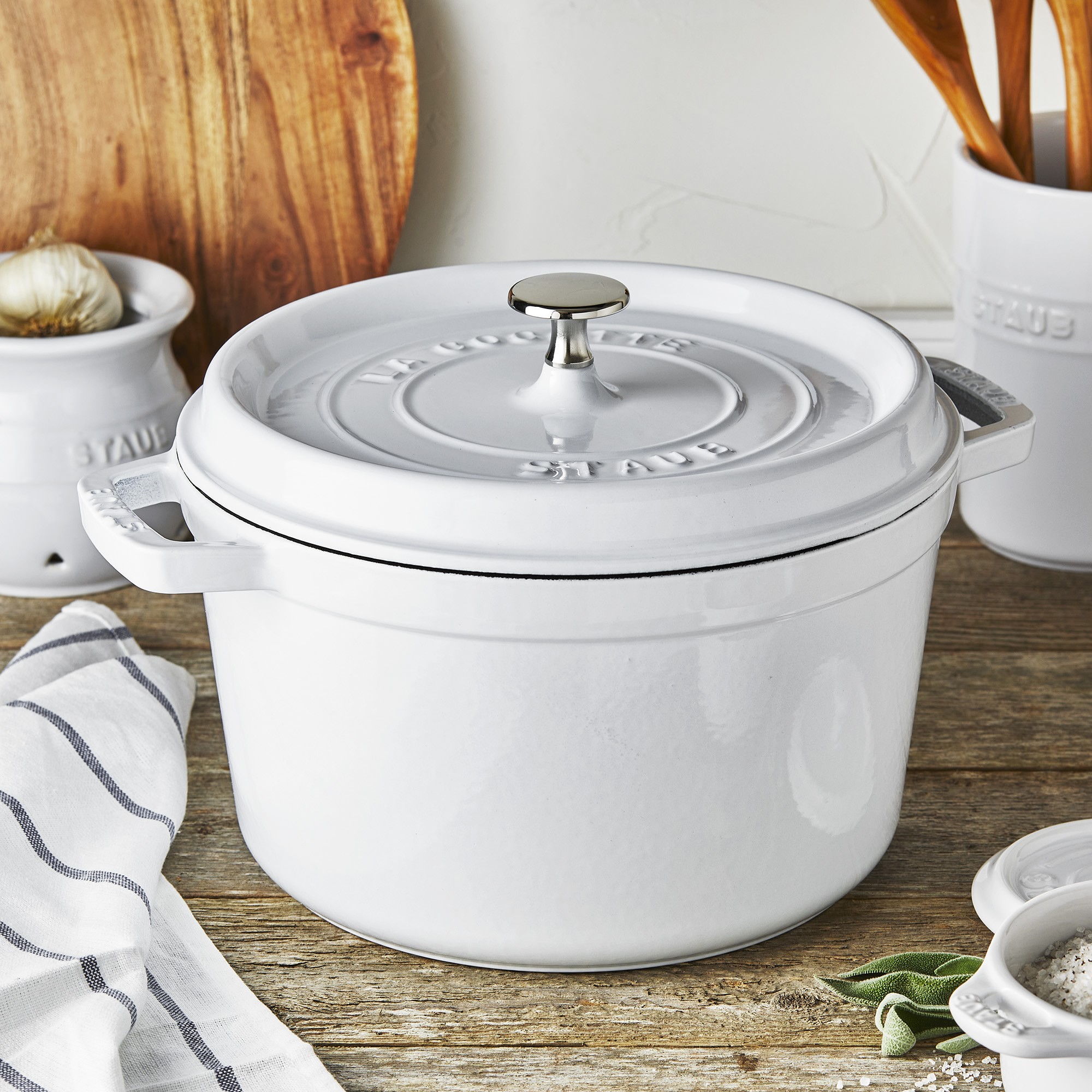 Staub Enameled Cast Iron Deep Oven, 3-Qt.