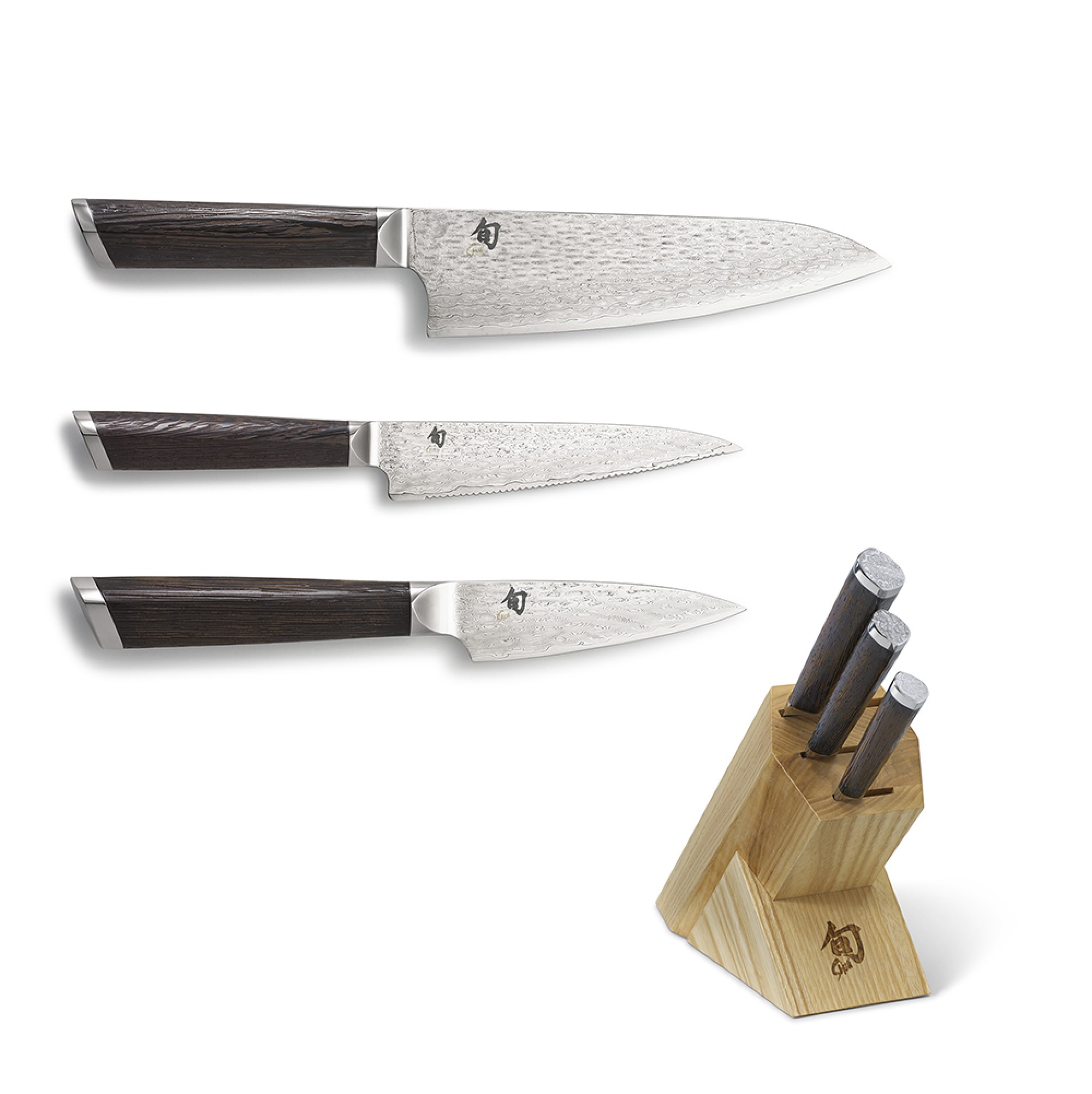 Shun Fuji Knife Block, Set of 4