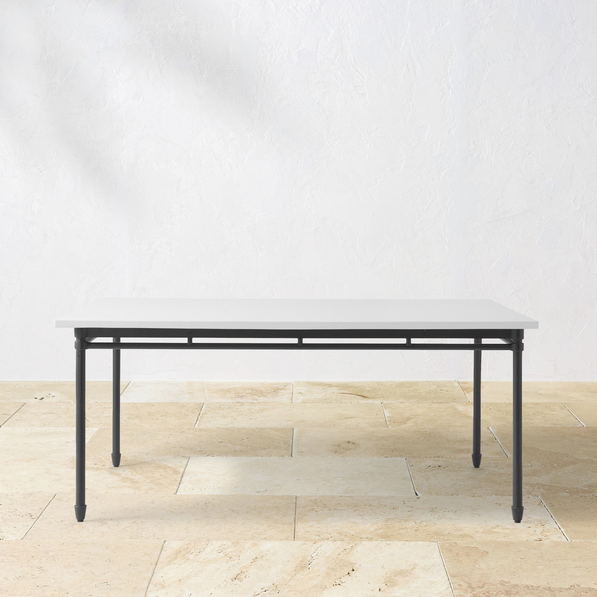 Calistoga Outdoor Fiberstone Dining Table (72