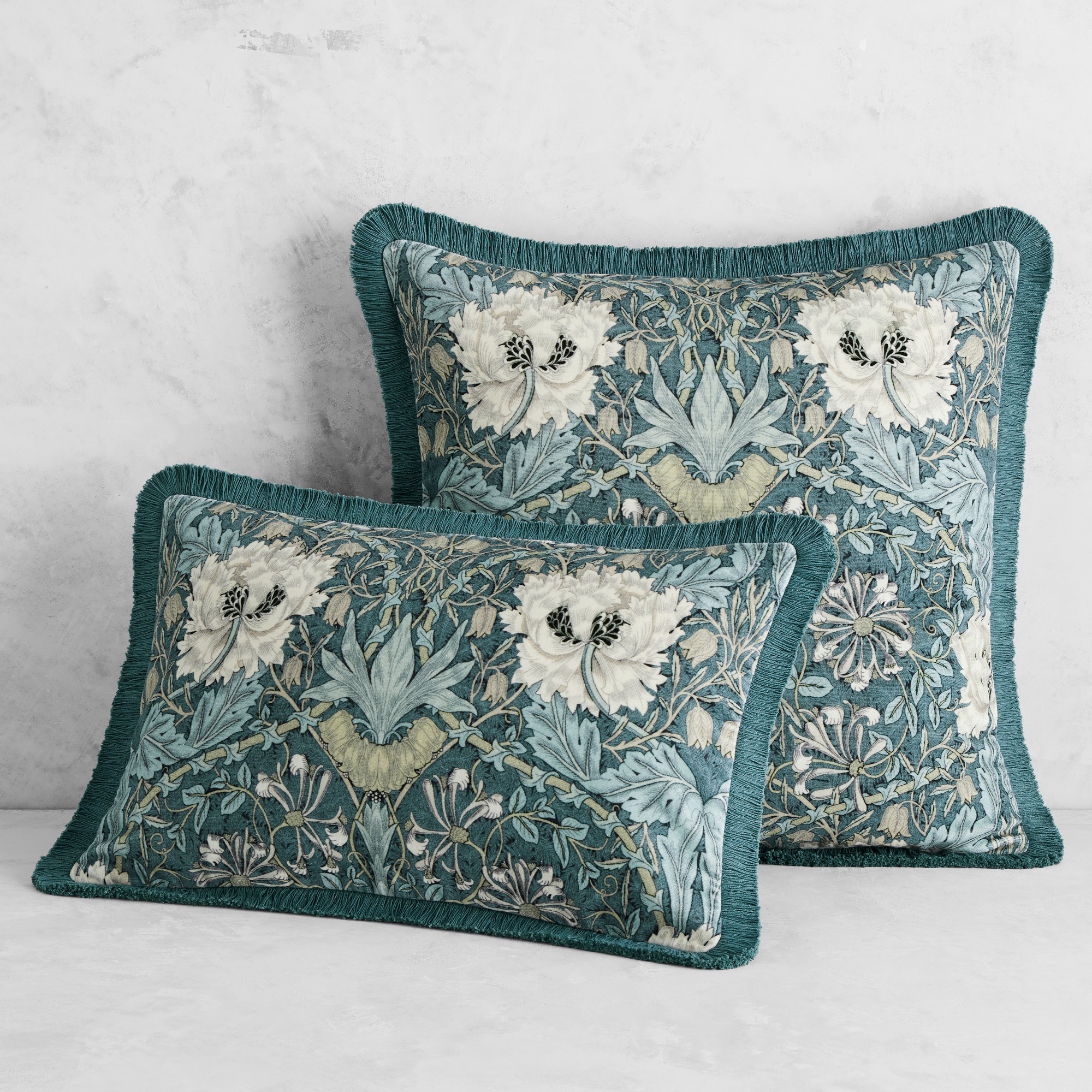 Morris & Co. x Williams Sonoma Home Honeysuckle and Tulip Pillow Cover