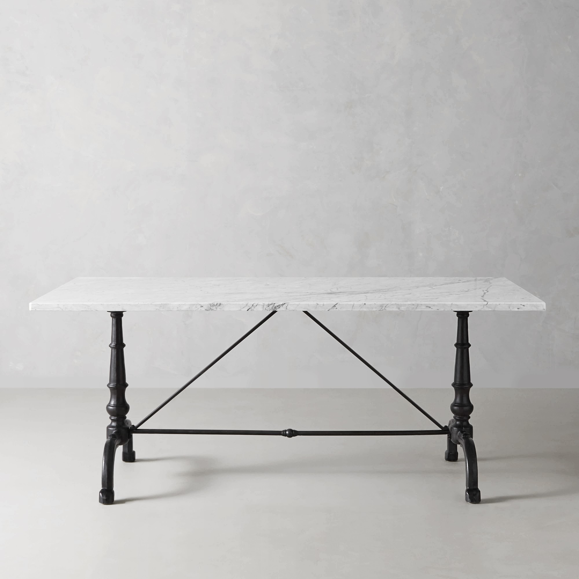 La Coupole Rectangular Iron Bistro Table (72