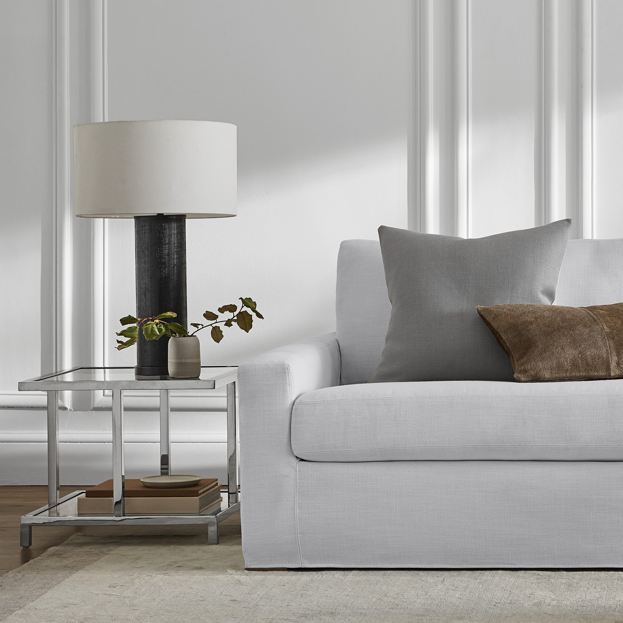 Ghent Square Arm Slipcovered Sofa (70