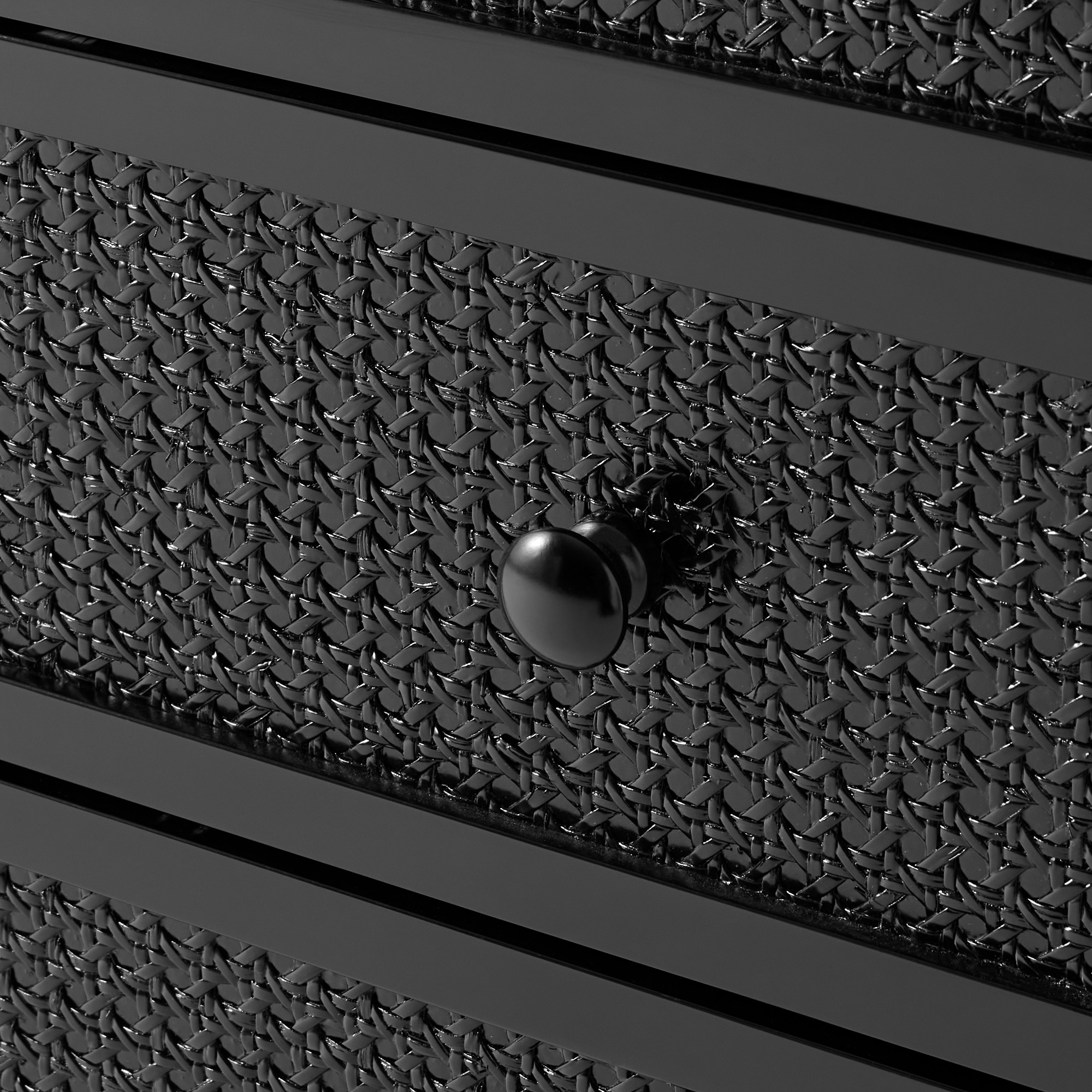 Cane 2-Drawer Nightstand (36