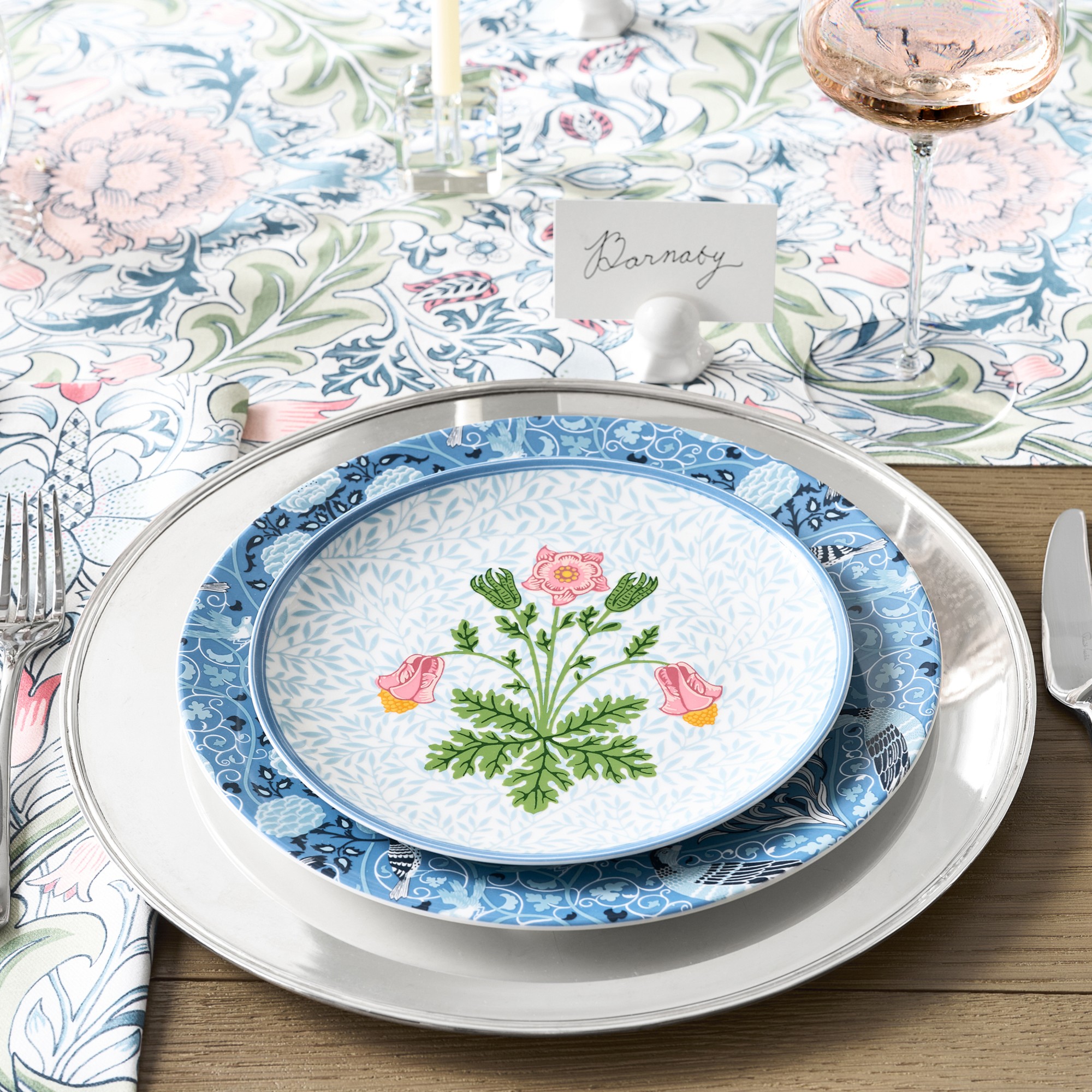 Morris & Co. x Williams Sonoma Hammersmith Dinner Plates, Set of 4
