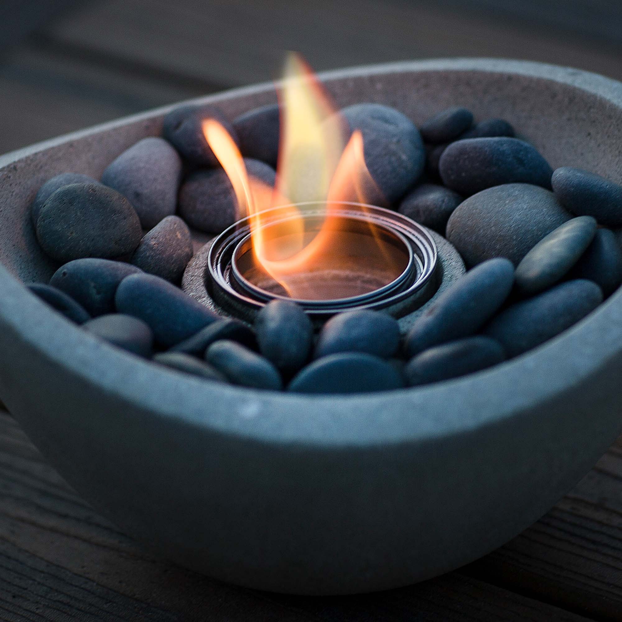 TerraFlame Wave Tabletop Fire Bowl (11