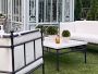 Calistoga Outdoor Fiberstone Rectangular Coffee Table (48