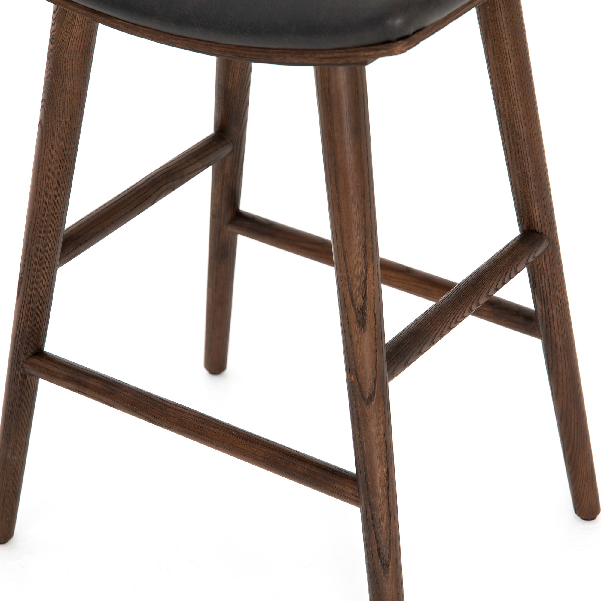 Andalusia Upholstered Saddle Backless Stool