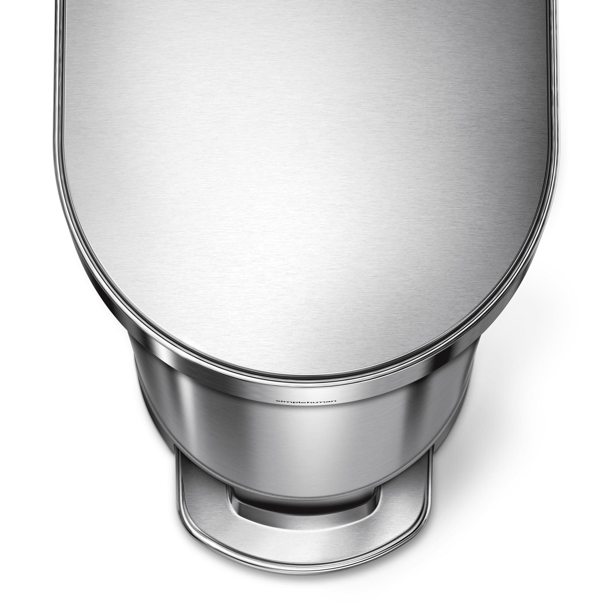 simplehuman™ 45-Liter Slim Hands-Free Kitchen Step Trash Can with Liner Rim