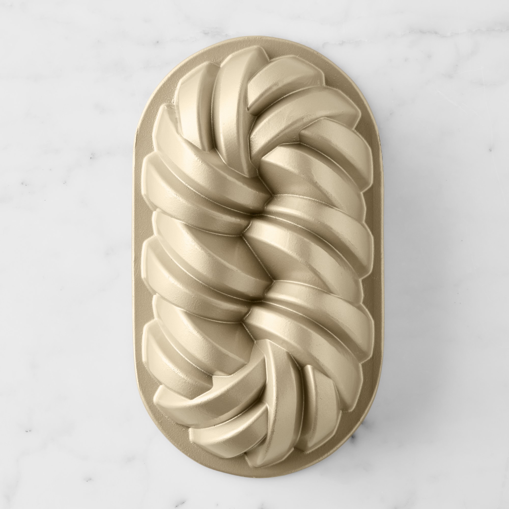 Nordic Ware Nonstick Cast Aluminum 75th Anniversary Braided Loaf Pan