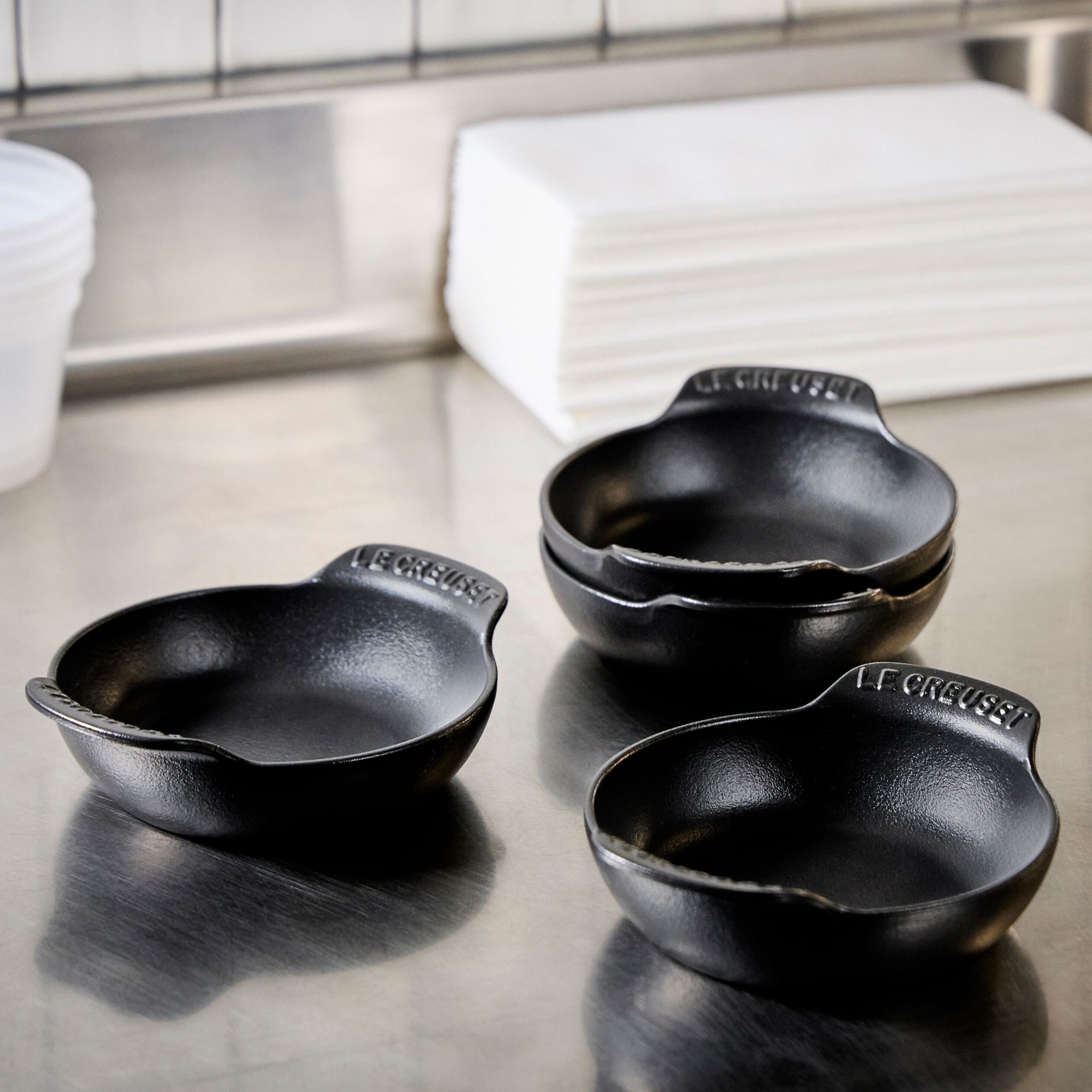 Le Creuset Gourmand Enameled Cast Iron 4-Piece Braiser Set