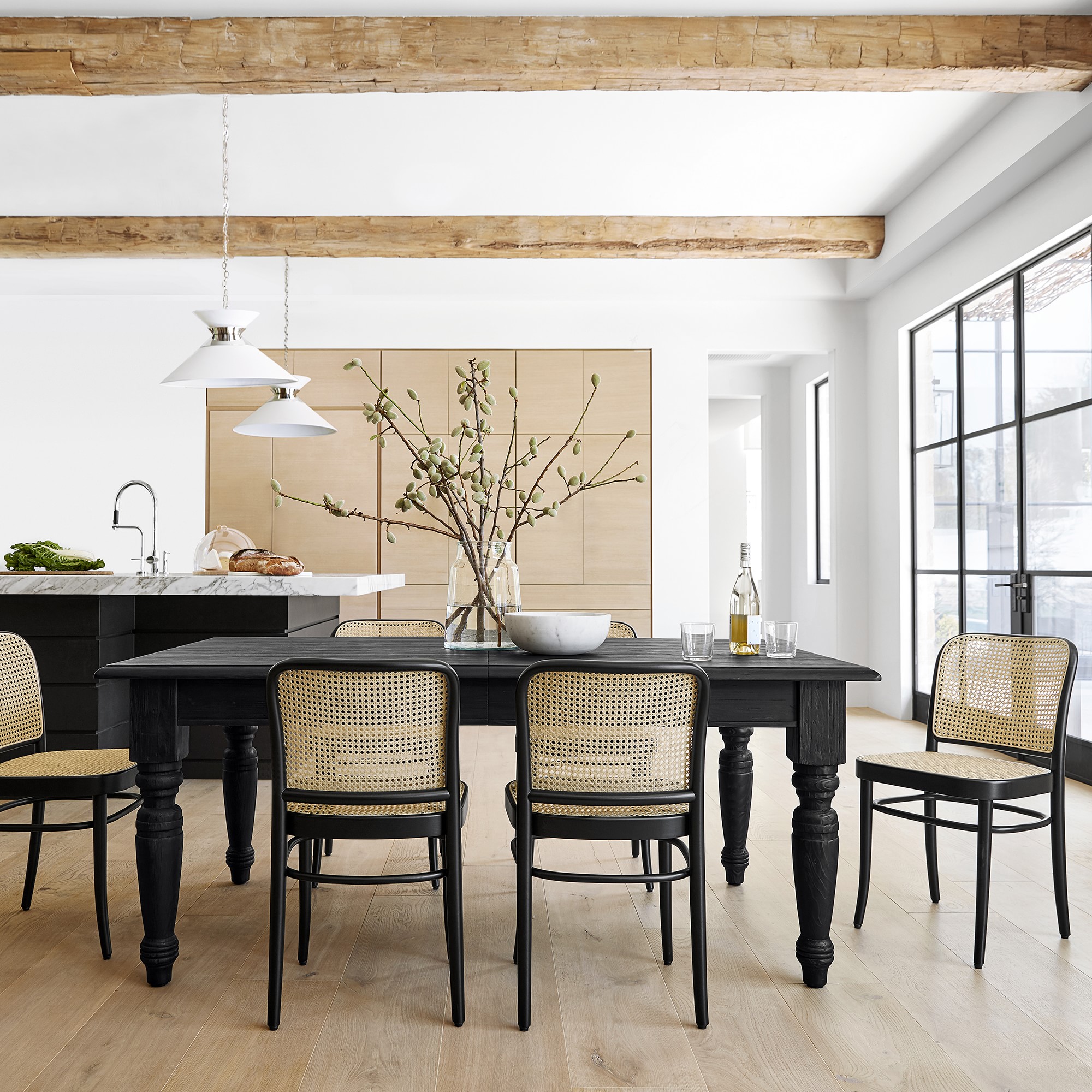 Ton 811 Caned Dining Side Chair