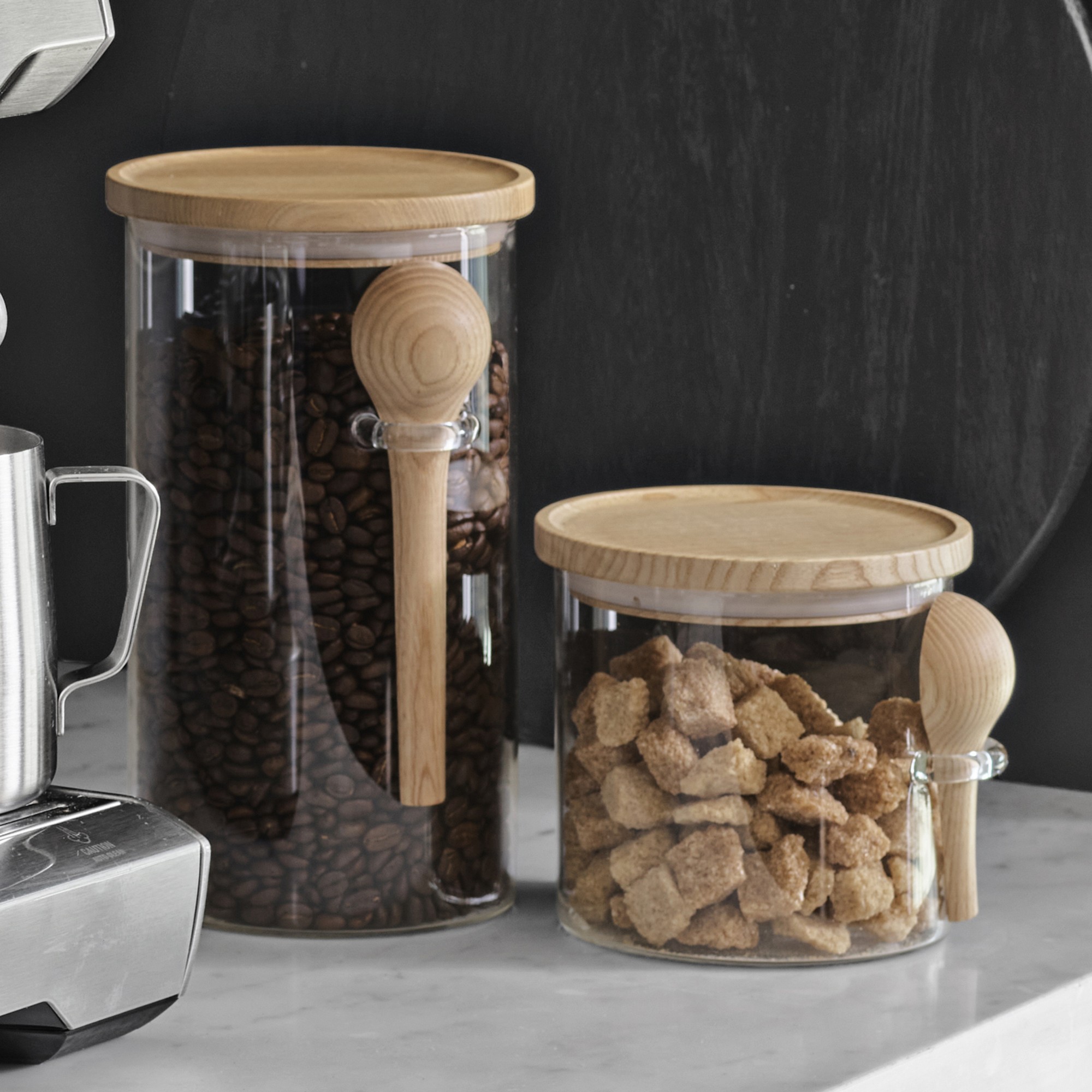 Hold Everything Coffee & Tea Stackable Canisters