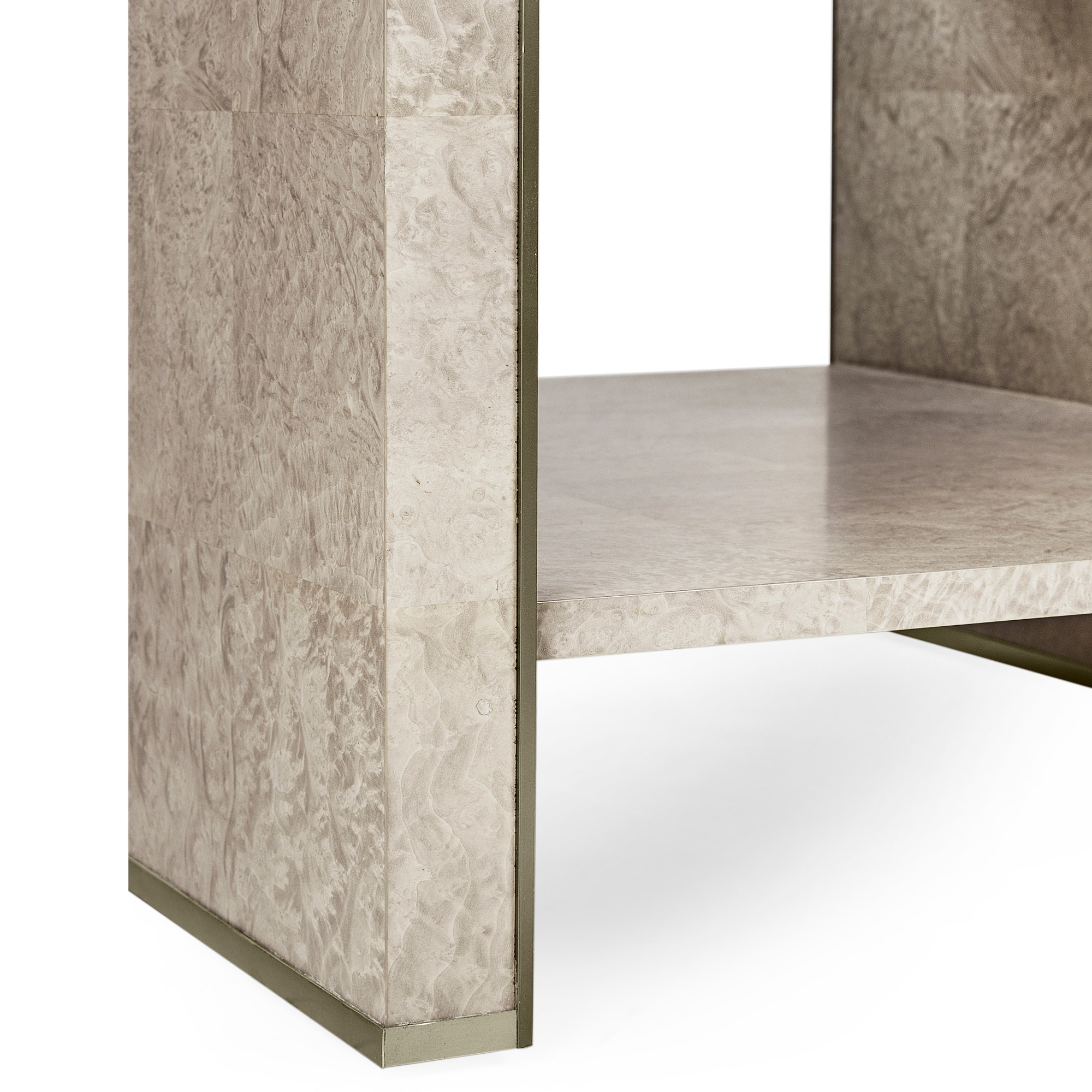 Jonathan Charles Surge Madrona Burlwood End Table (28.5