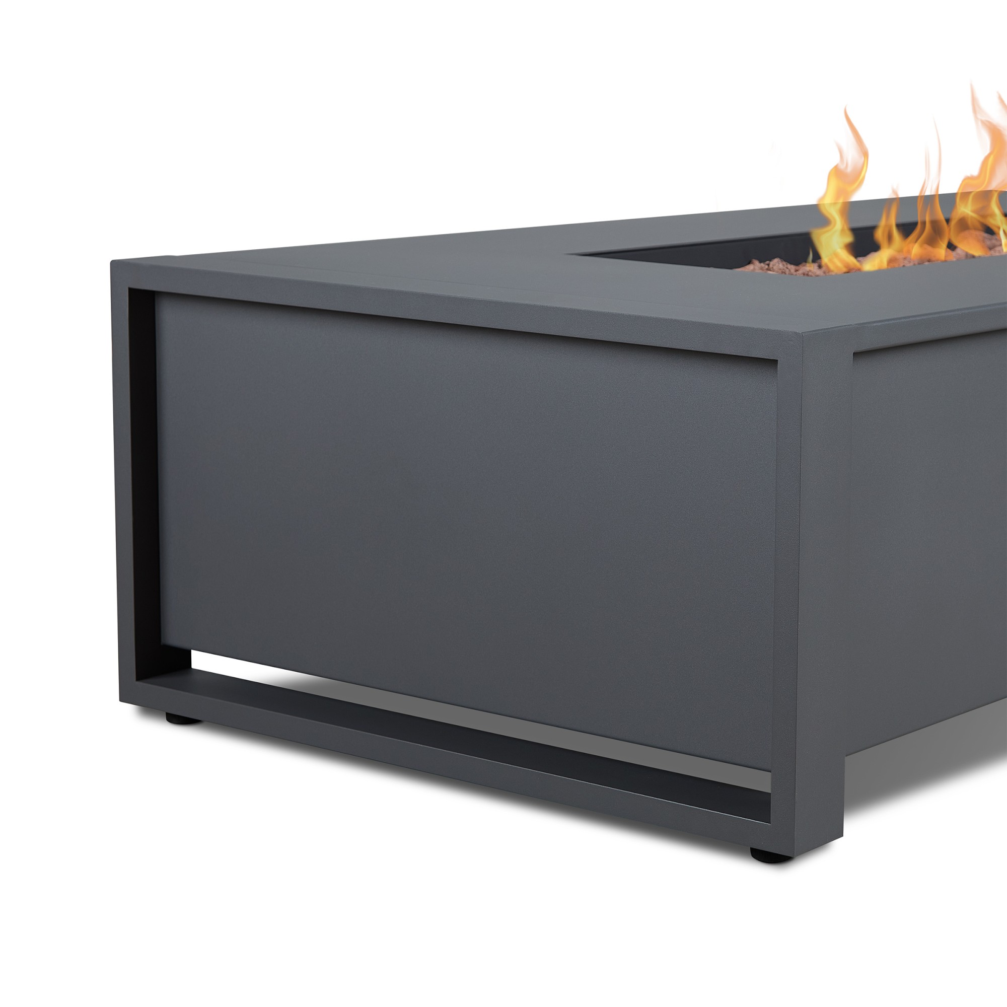 Freeport Metal Rectangular Fire Table (52
