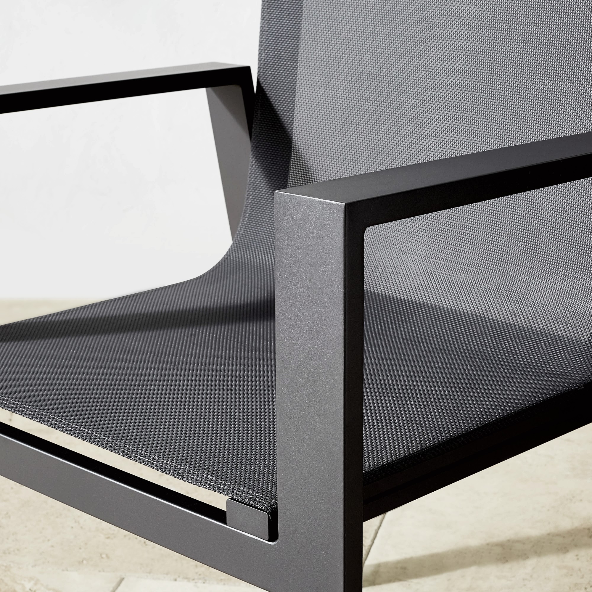 Santa Barbara Outdoor Metal Dining Armchair