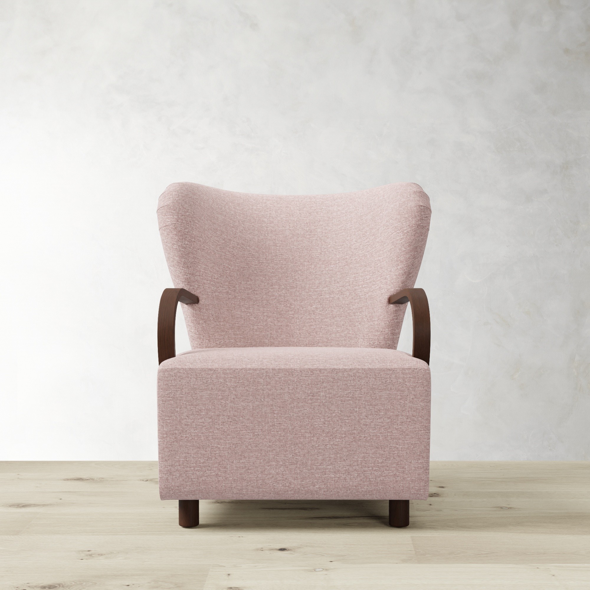 Corban Bentwood Upholstered Occasional Chair