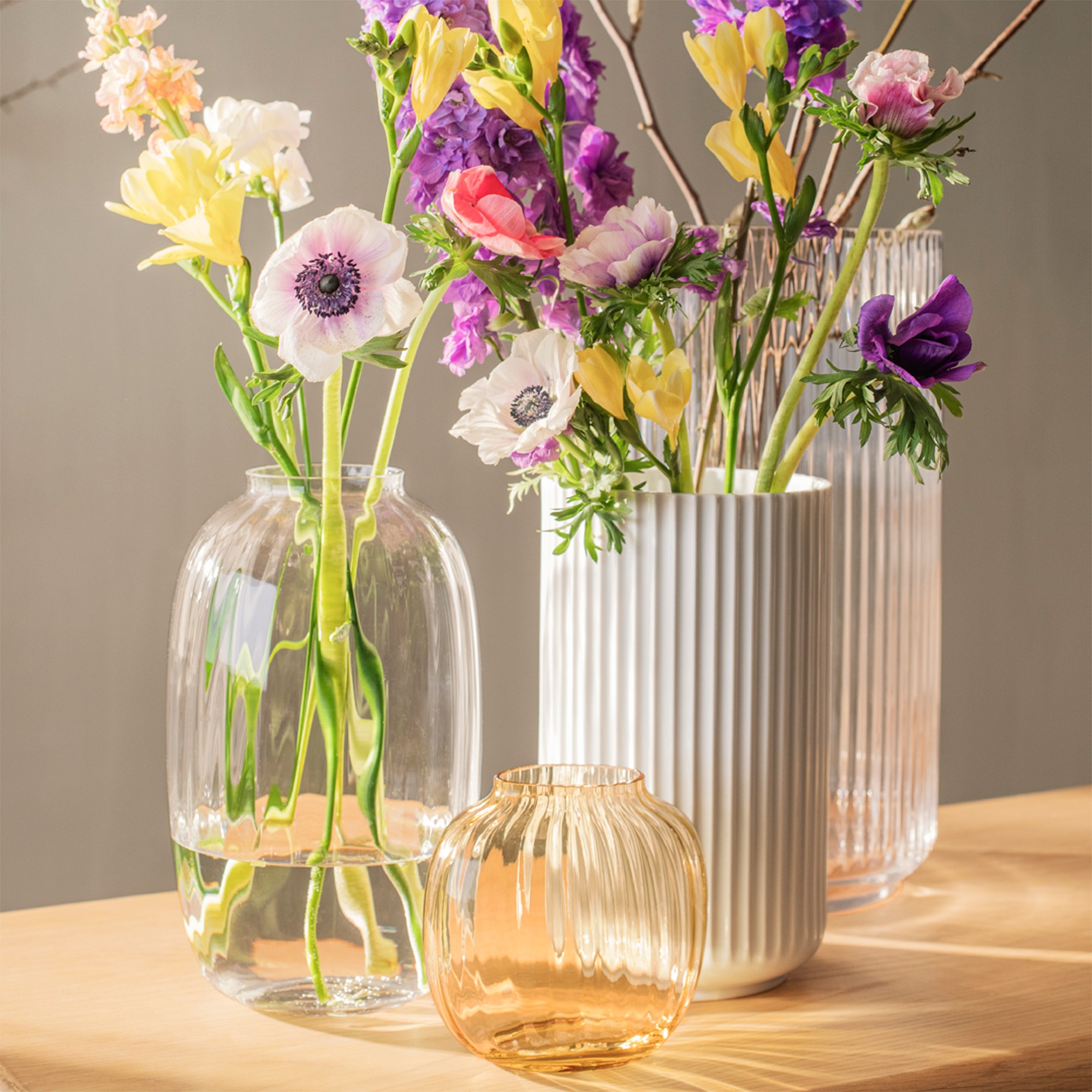 Primula Oval Glass Vase