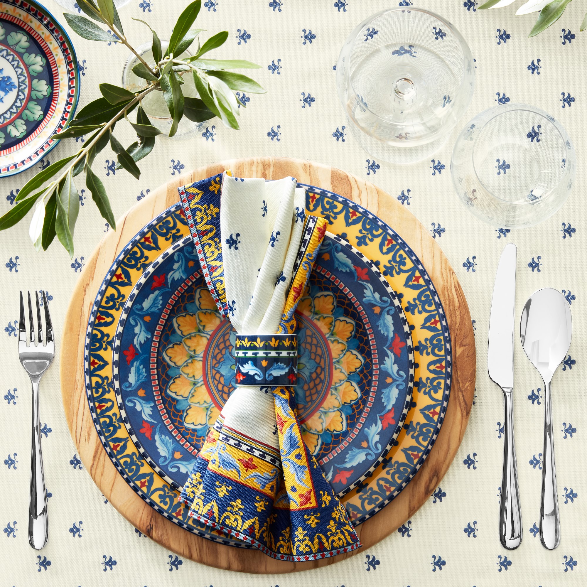 Sicily Sicilian Napkin Rings, Set of 4