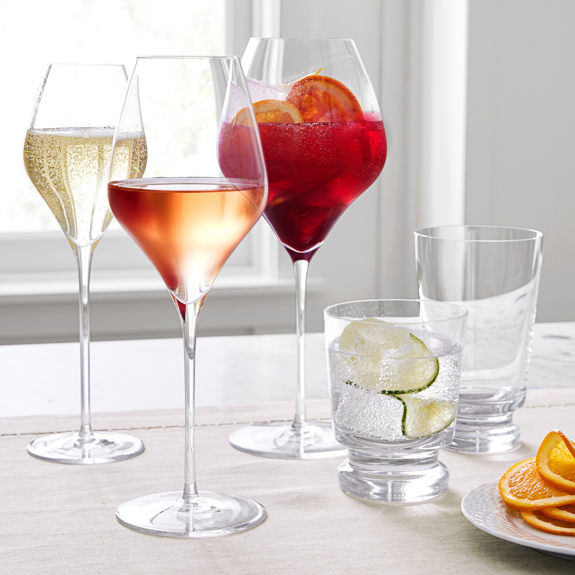 Williams Sonoma Chateau Cabernet Glasses, Set of 2