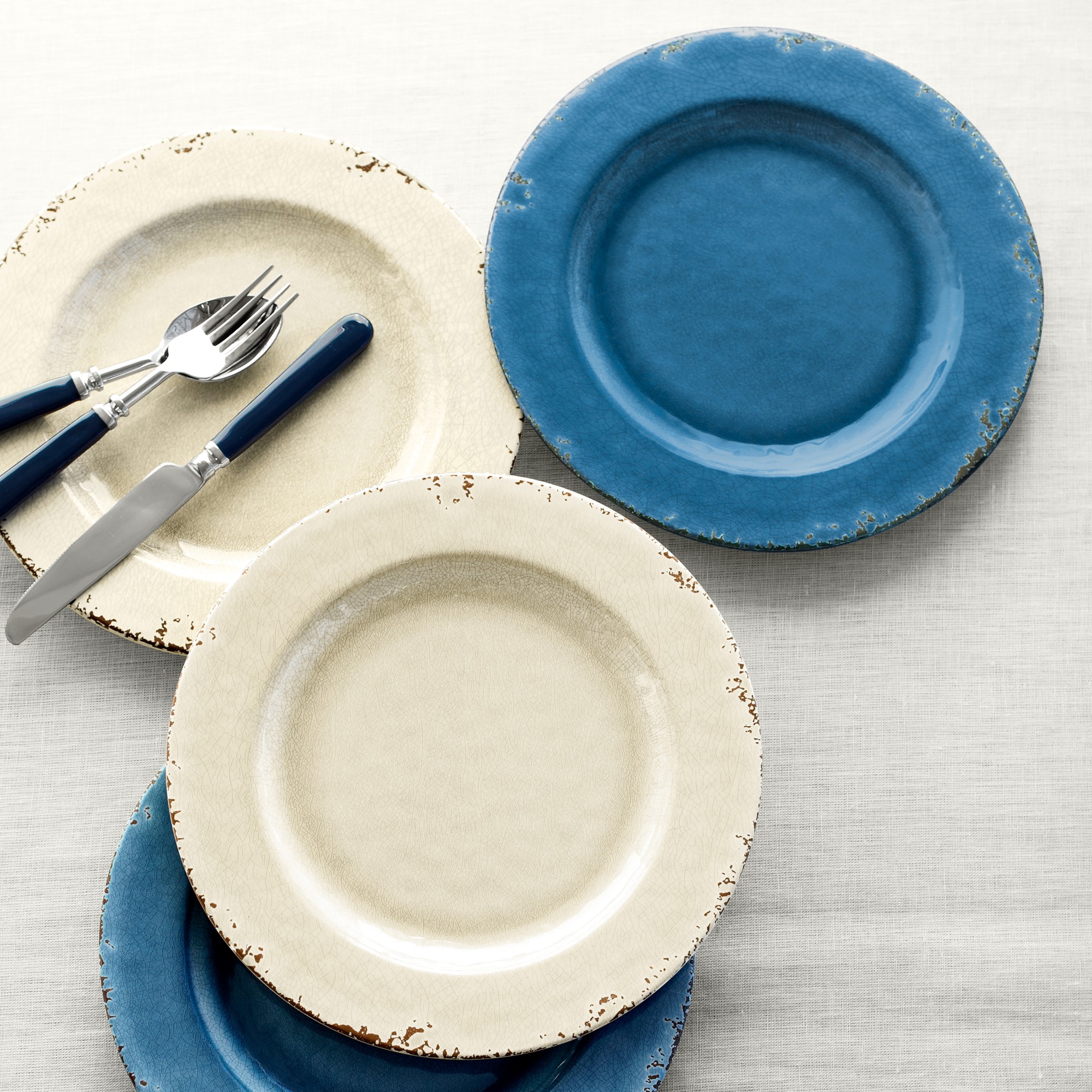 Rustic® Outdoor Melamine 12-Piece Dinnerware Set