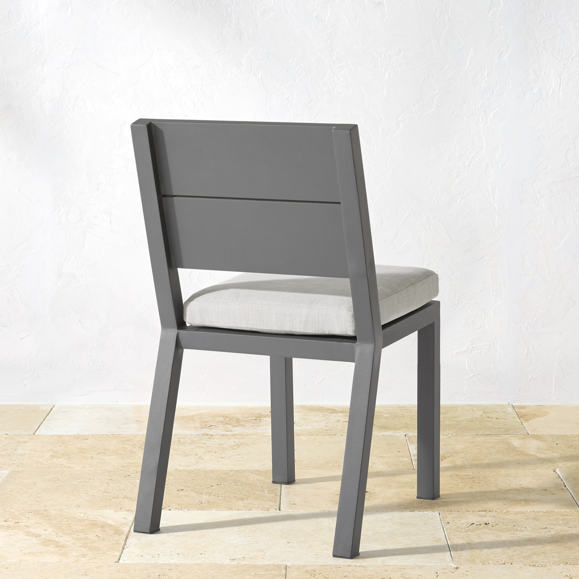 Larnaca Metal Stacking Dining Chair