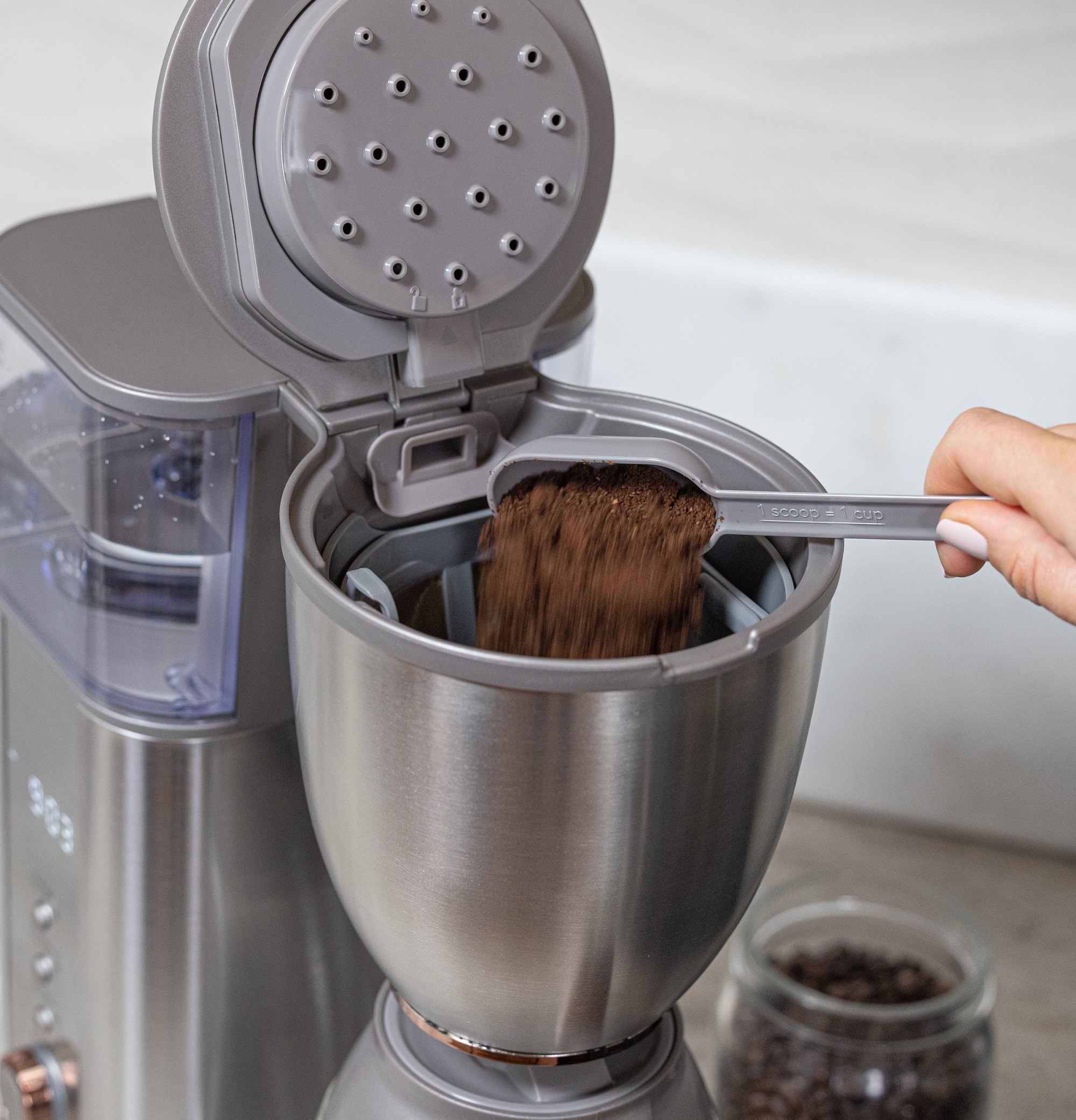 Café™ Specialty Drip Coffee Maker with Glass Carafe