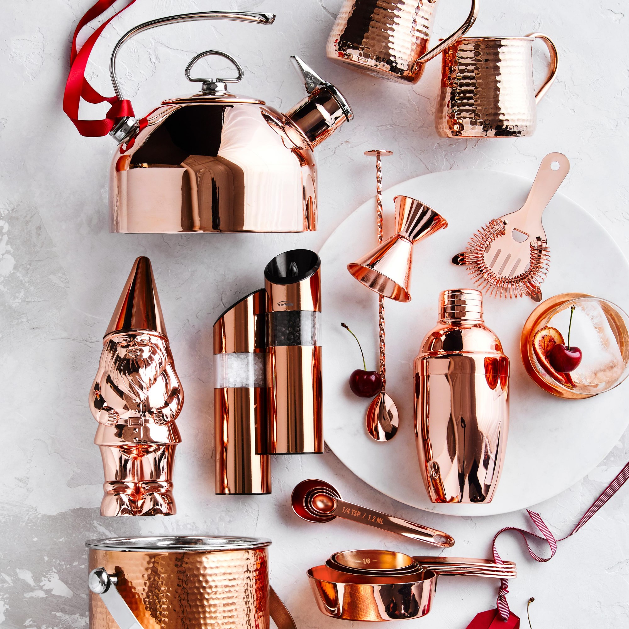 Chantal Copper Whistling Tea Kettle