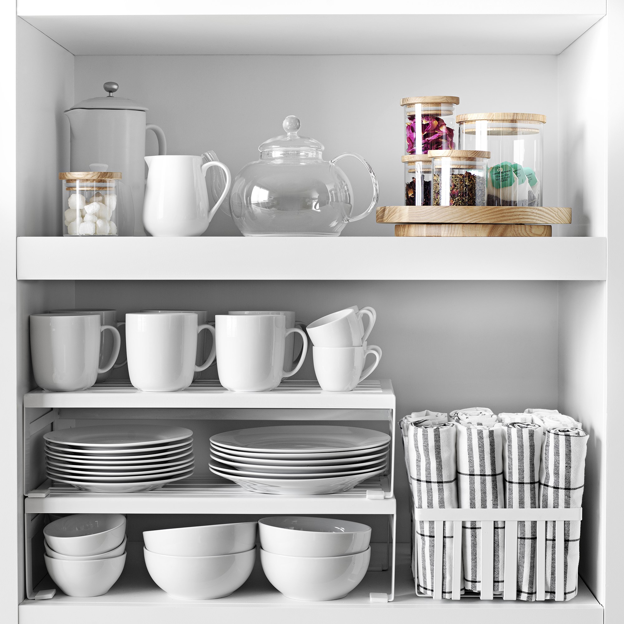 Hold Everything Stackable Glass Canister