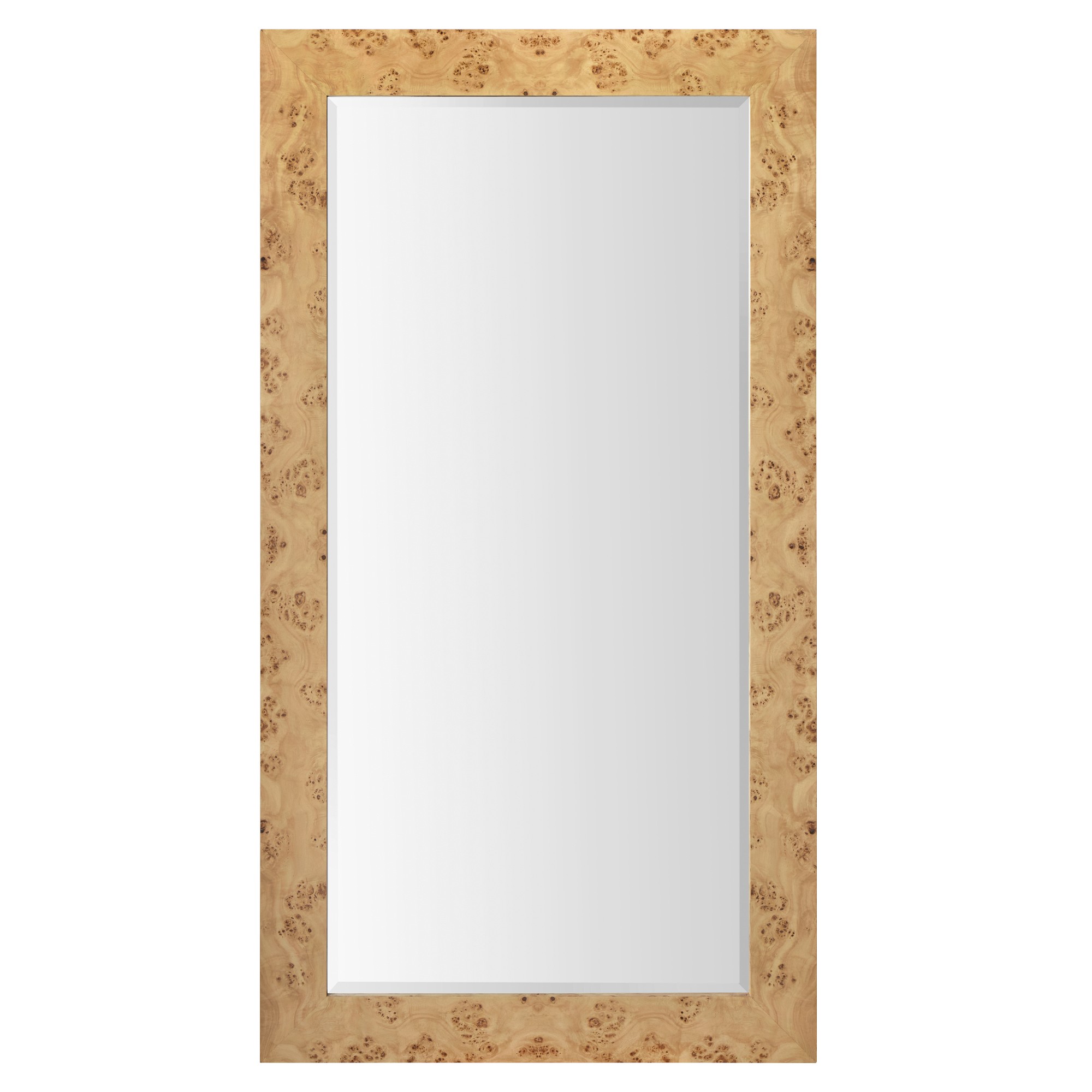 Burlwood Leaning Mirror