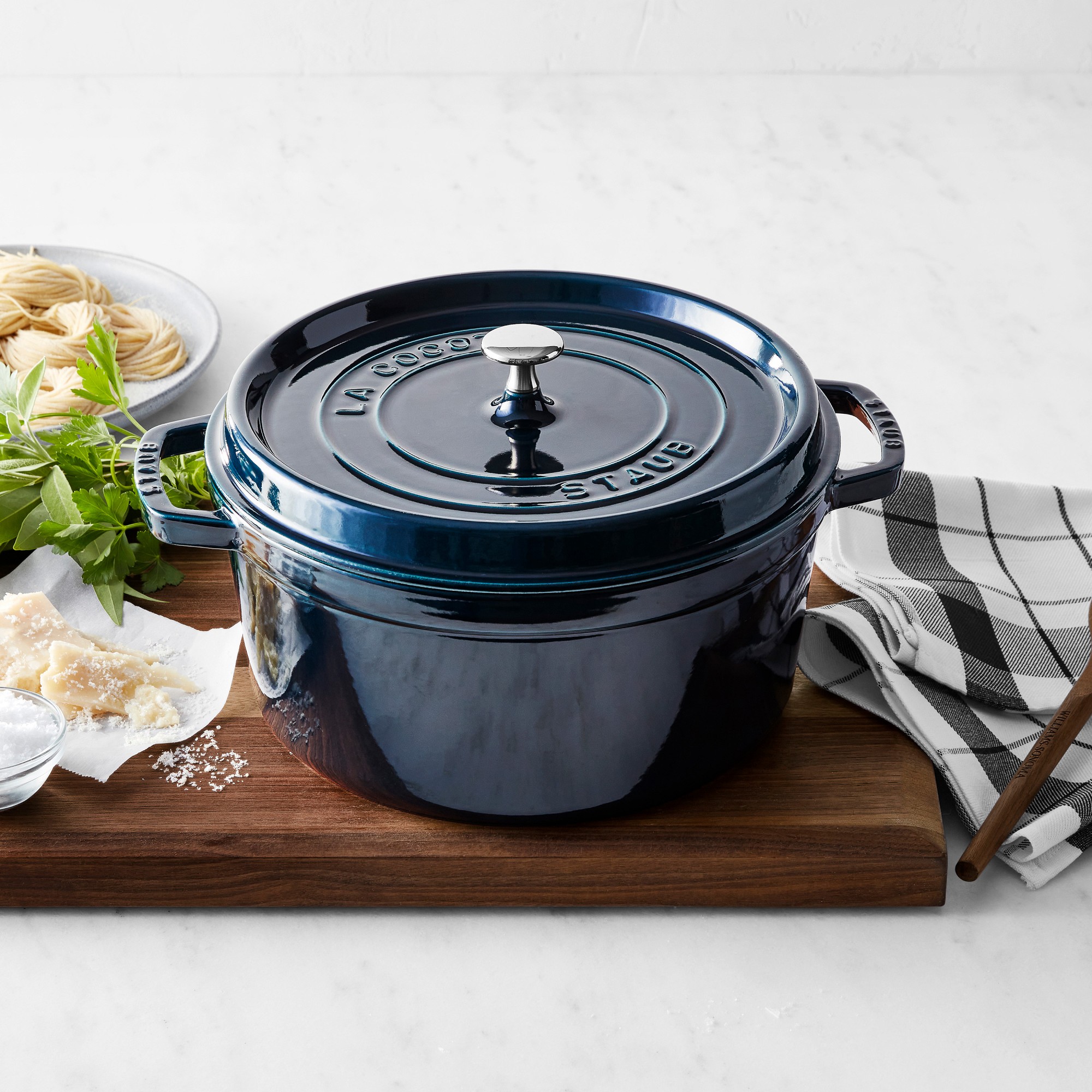 Staub Enameled Cast Iron Round Dutch Oven