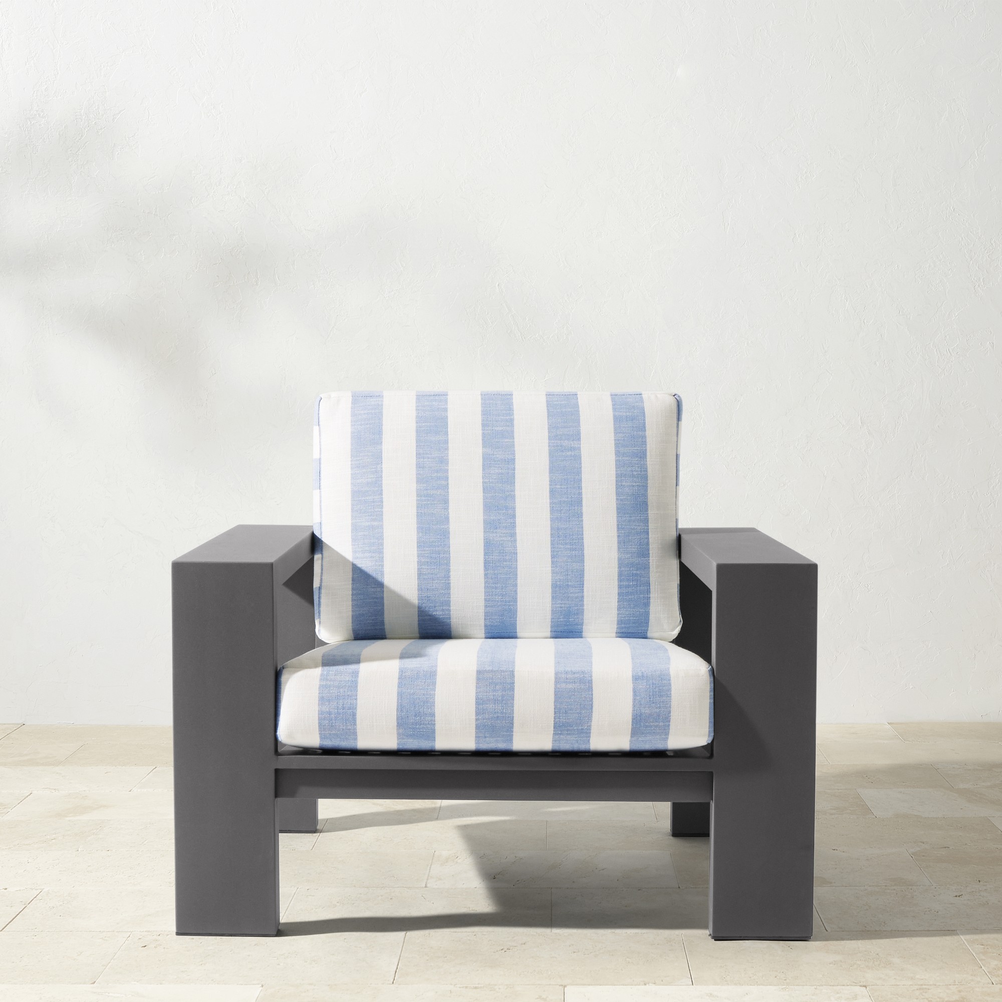 Larnaca Outdoor Metal Club Chair Cushions