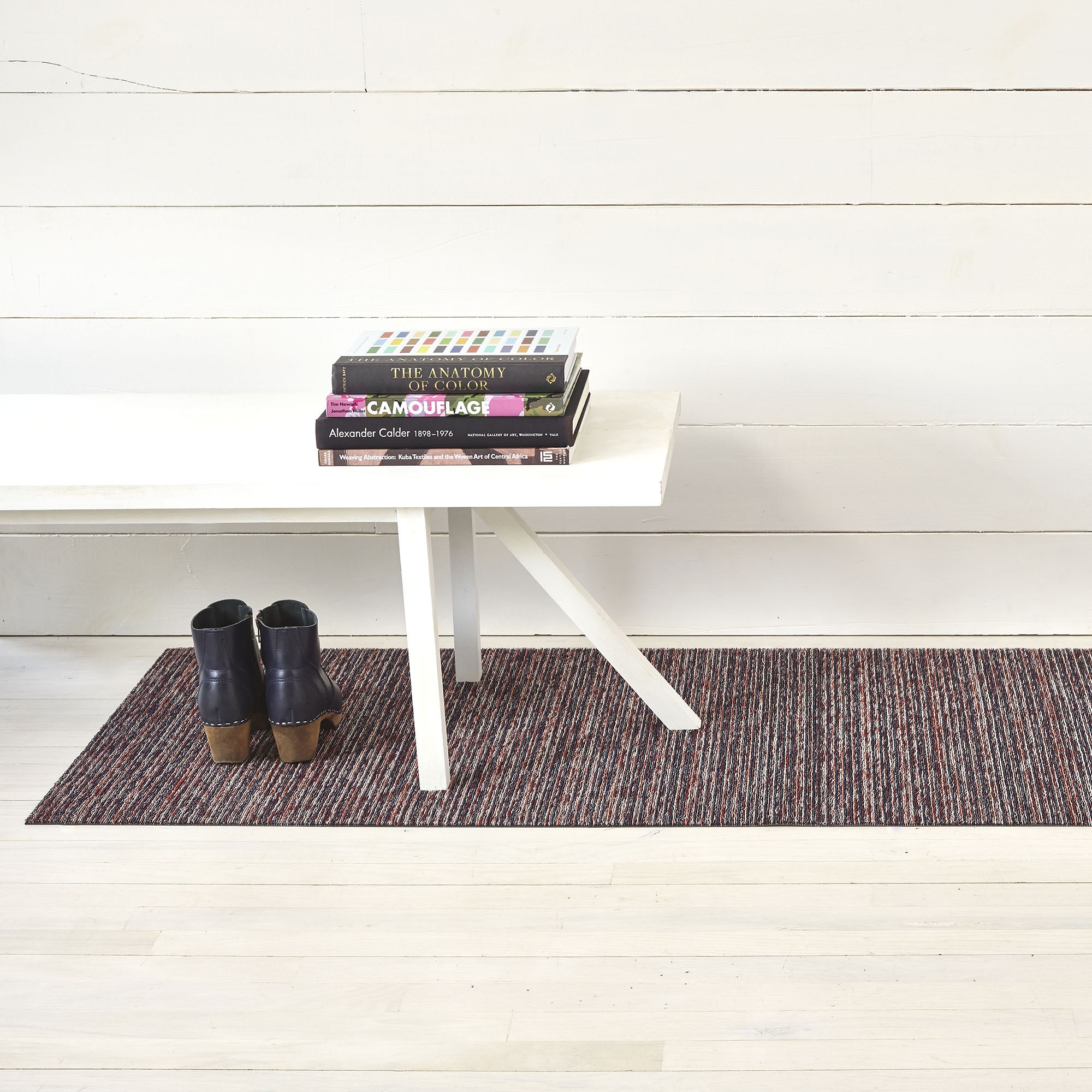 Chilewich Easy Care Skinny Stripe Shag Floormat
